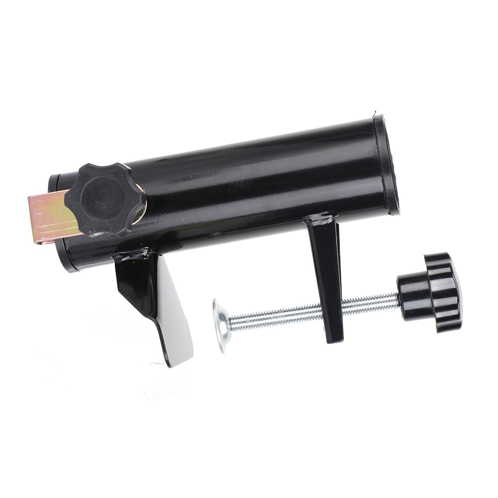 Umbrella Clamp Steel Outdoor Stable Umbrella Clip for Garden Yard Fishing Rod Black - Image 2