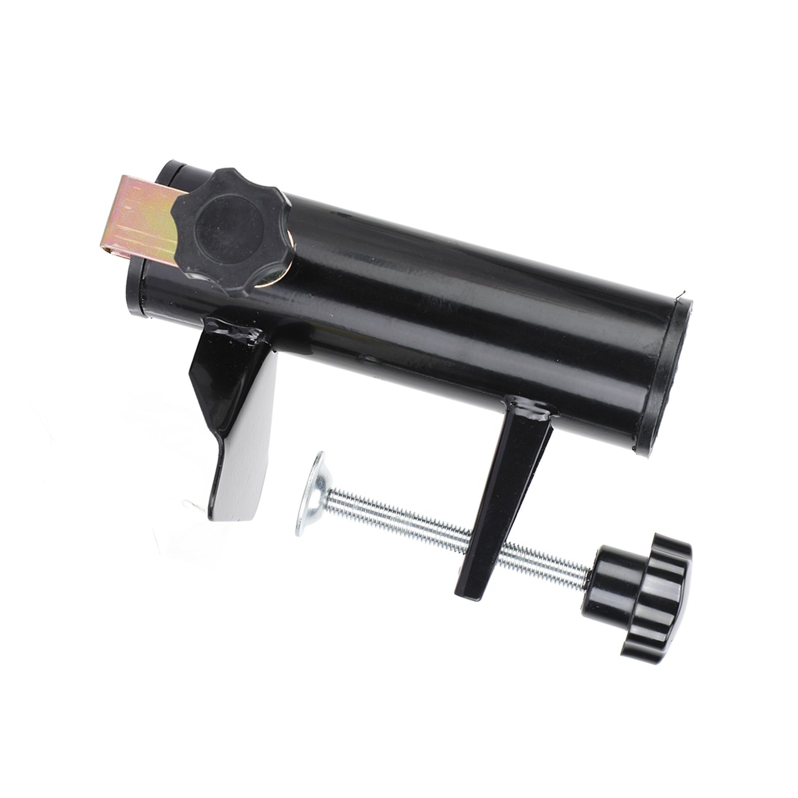 Umbrella Clamp Steel Outdoor Stable Umbrella Clip for Garden Yard Fishing Rod Black - Image 3