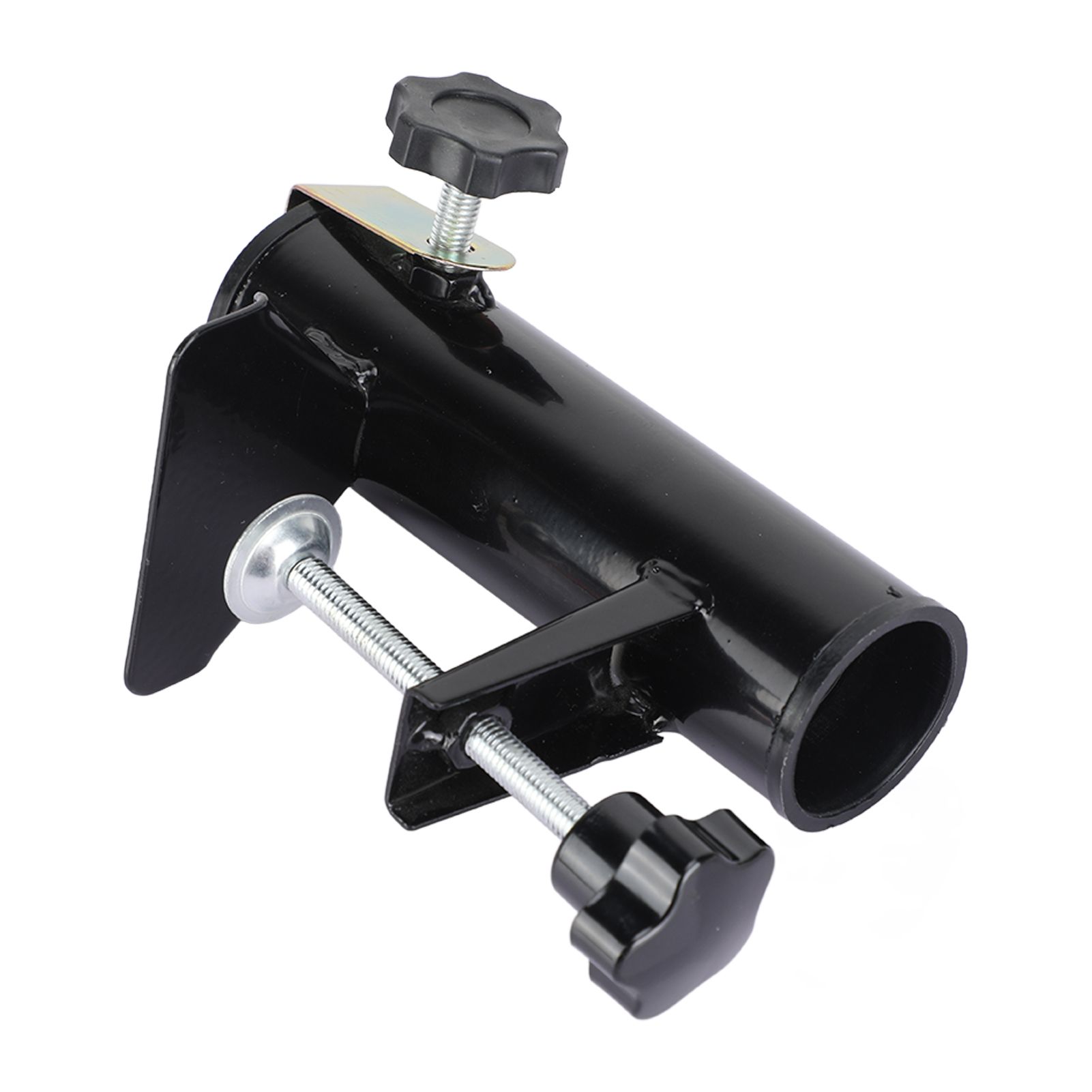 Umbrella Clamp Steel Outdoor Stable Umbrella Clip for Garden Yard Fishing Rod Black - Image 4