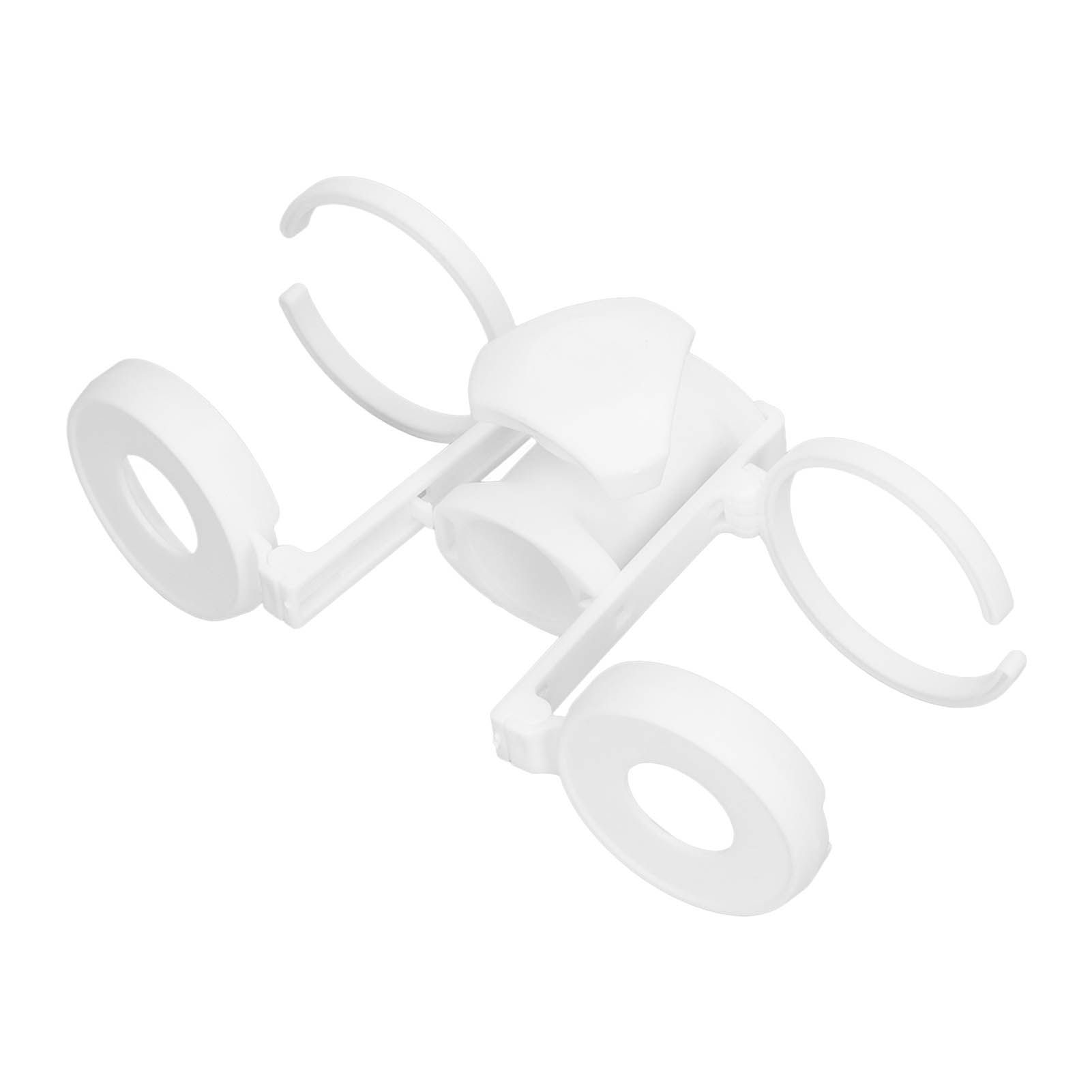 Beach Umbrella Cup Holder Lightweight Durable Sunumbrella Hanging Drink Holder for Beach Traveling White - Image 5