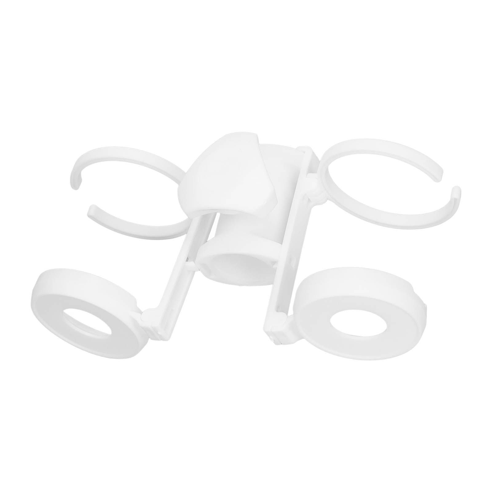 Beach Umbrella Cup Holder Lightweight Durable Sunumbrella Hanging Drink Holder for Beach Traveling White - Image 6