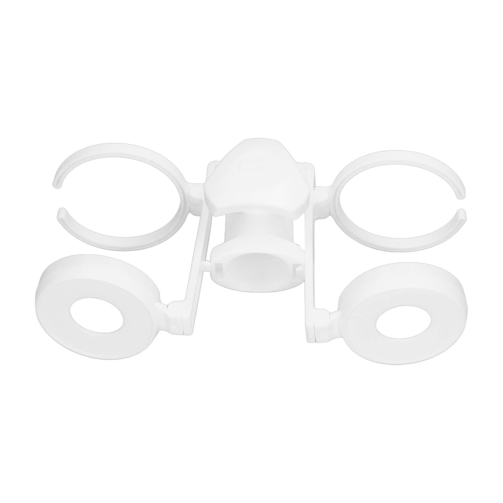 Beach Umbrella Cup Holder Lightweight Durable Sunumbrella Hanging Drink Holder for Beach Traveling White - Image 7