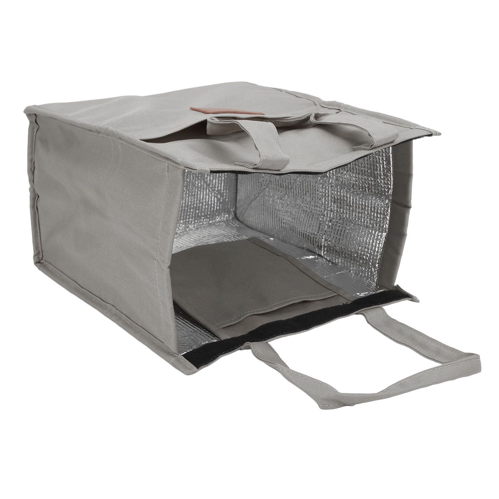 Aluminum Foil Simple Thermal Insulation Lunch Box Bag Oxford Cloth Large Capacity Thickened Bento Bag Grey - Image 7
