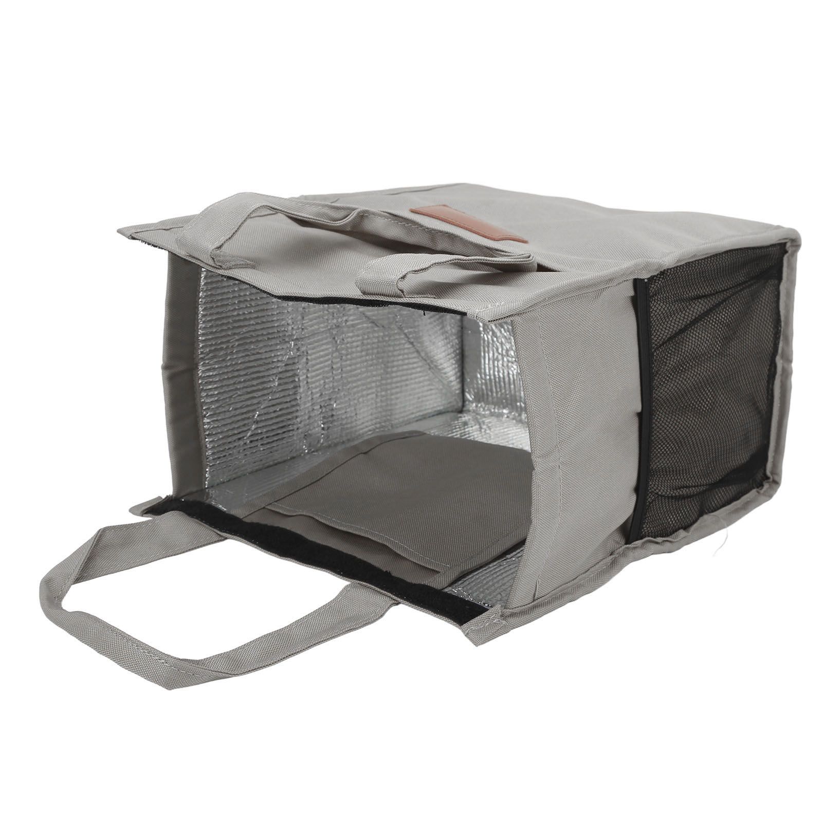 Aluminum Foil Simple Thermal Insulation Lunch Box Bag Oxford Cloth Large Capacity Thickened Bento Bag Grey - Image 8