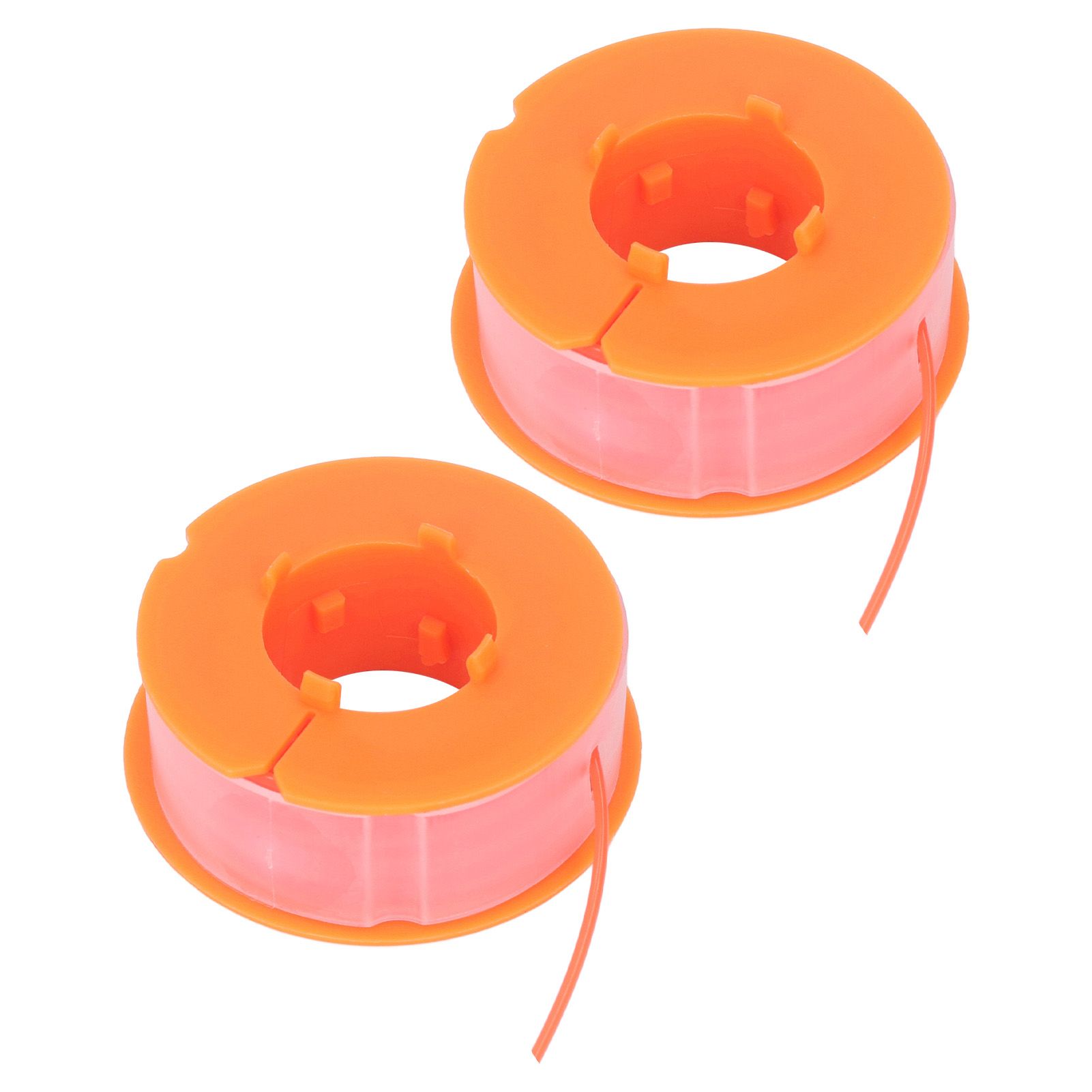 2Pcs Lawn Mower Spool Line Nylon Trimmer Accessories Replacement Fit for BOSCH ART 30 ART 30FA Orange - Image 1