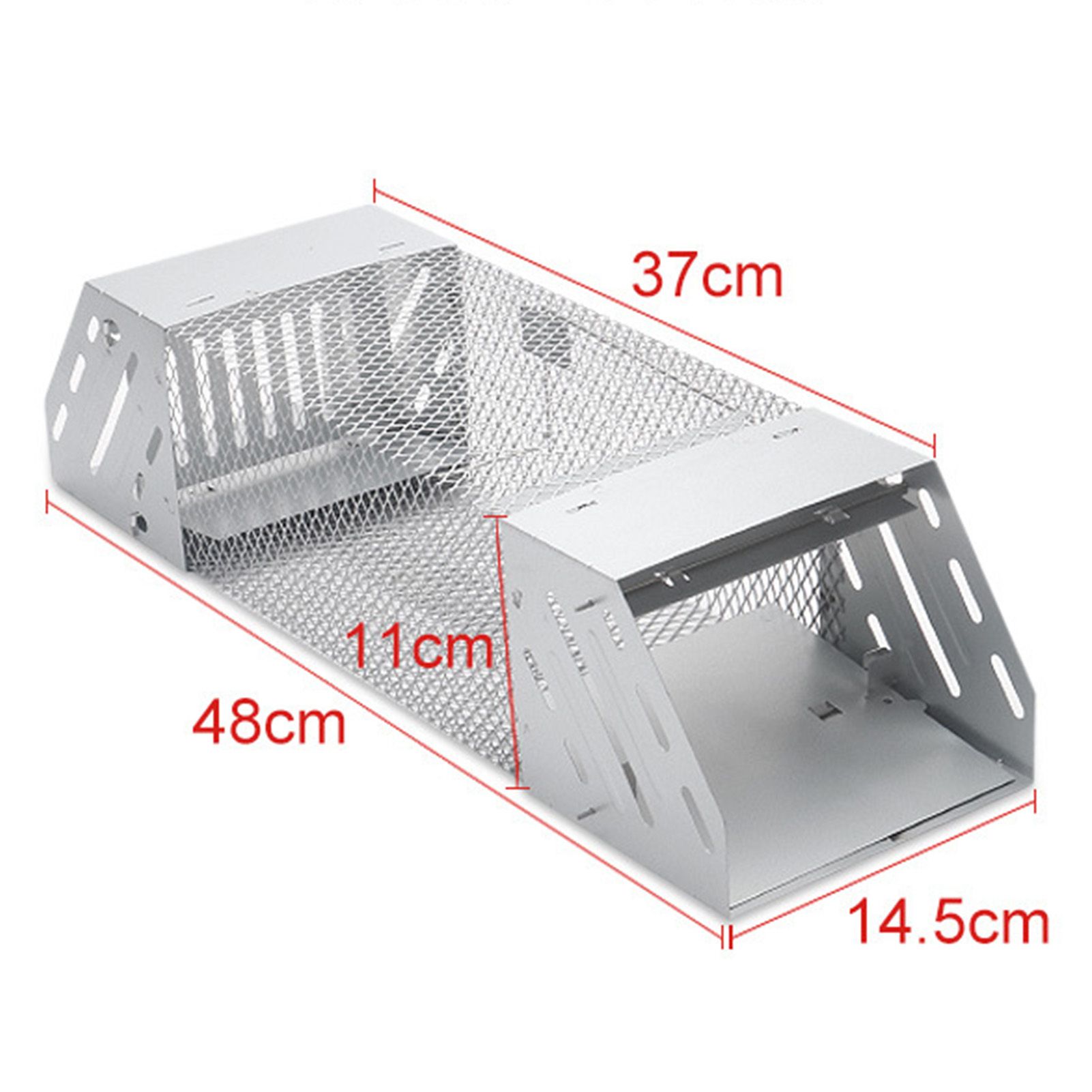 Mice Catch Cage Stainless Steel Full Automatic Dual Door Design Sensitive Mousetrap Cage for Indoor - Image 4