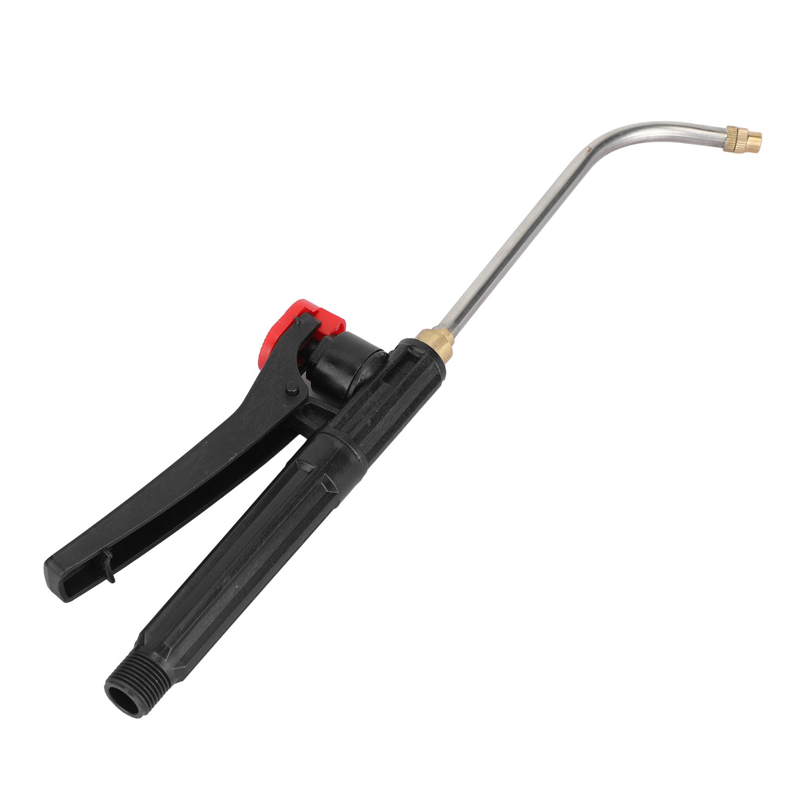 Garden Watering Wand G3/8 External Thread Agricultural Spray Rod with Curved Nozzle Fine Atomization Adjustable Copper Nozzle - Image 6