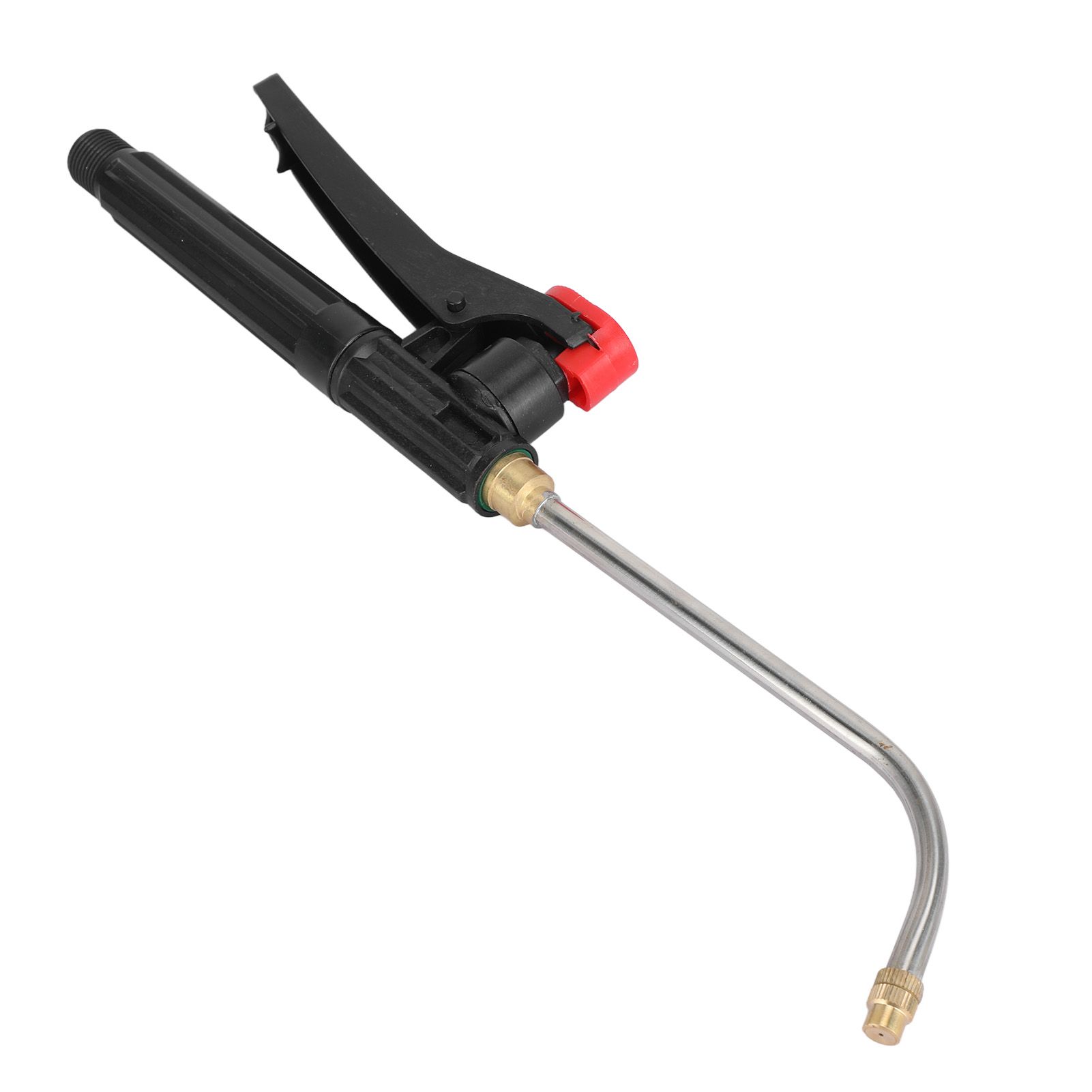 Garden Watering Wand G3/8 External Thread Agricultural Spray Rod with Curved Nozzle Fine Atomization Adjustable Copper Nozzle - Image 7