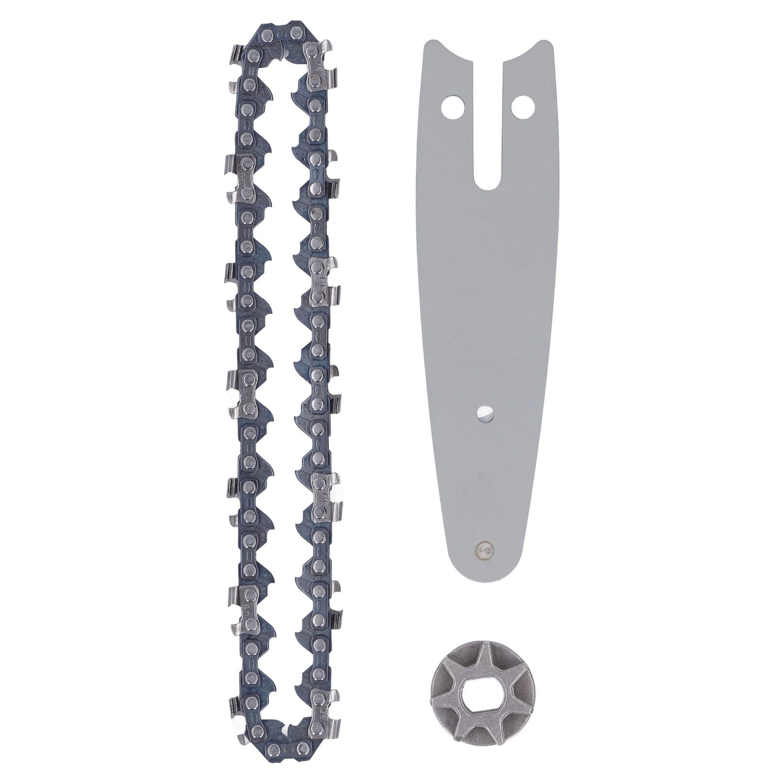 129mm Chainsaw Guide Plate Chain Sprocket Set Steel 4 Inch Mini Handheld Electric Pruning Saw - Image 1