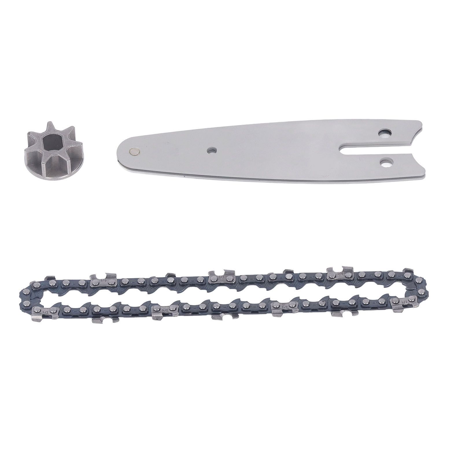 129mm Chainsaw Guide Plate Chain Sprocket Set Steel 4 Inch Mini Handheld Electric Pruning Saw - Image 2
