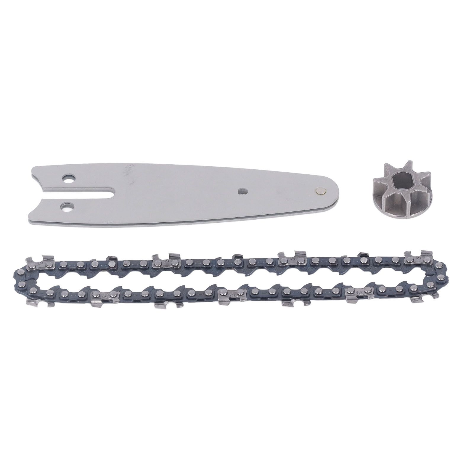 129mm Chainsaw Guide Plate Chain Sprocket Set Steel 4 Inch Mini Handheld Electric Pruning Saw - Image 4