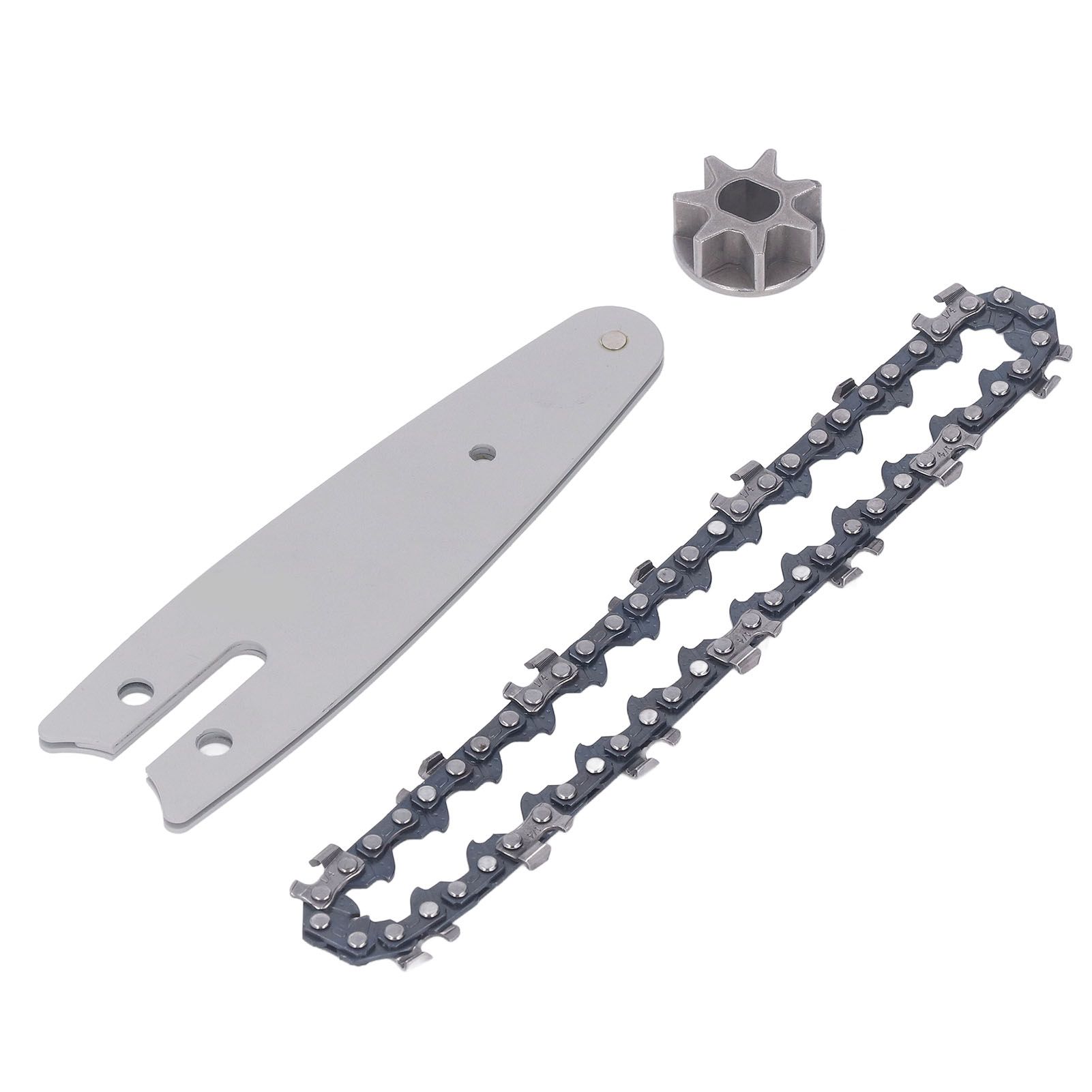 129mm Chainsaw Guide Plate Chain Sprocket Set Steel 4 Inch Mini Handheld Electric Pruning Saw - Image 5