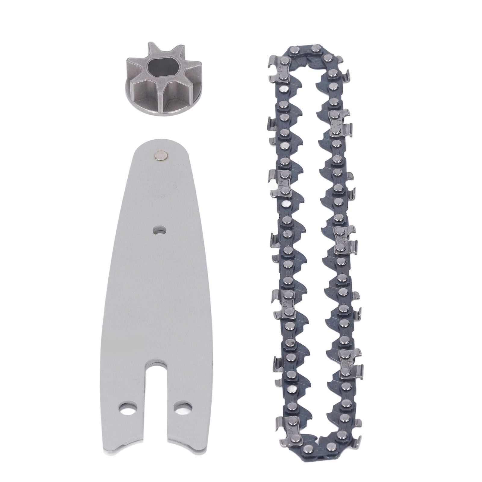 129mm Chainsaw Guide Plate Chain Sprocket Set Steel 4 Inch Mini Handheld Electric Pruning Saw - Image 6