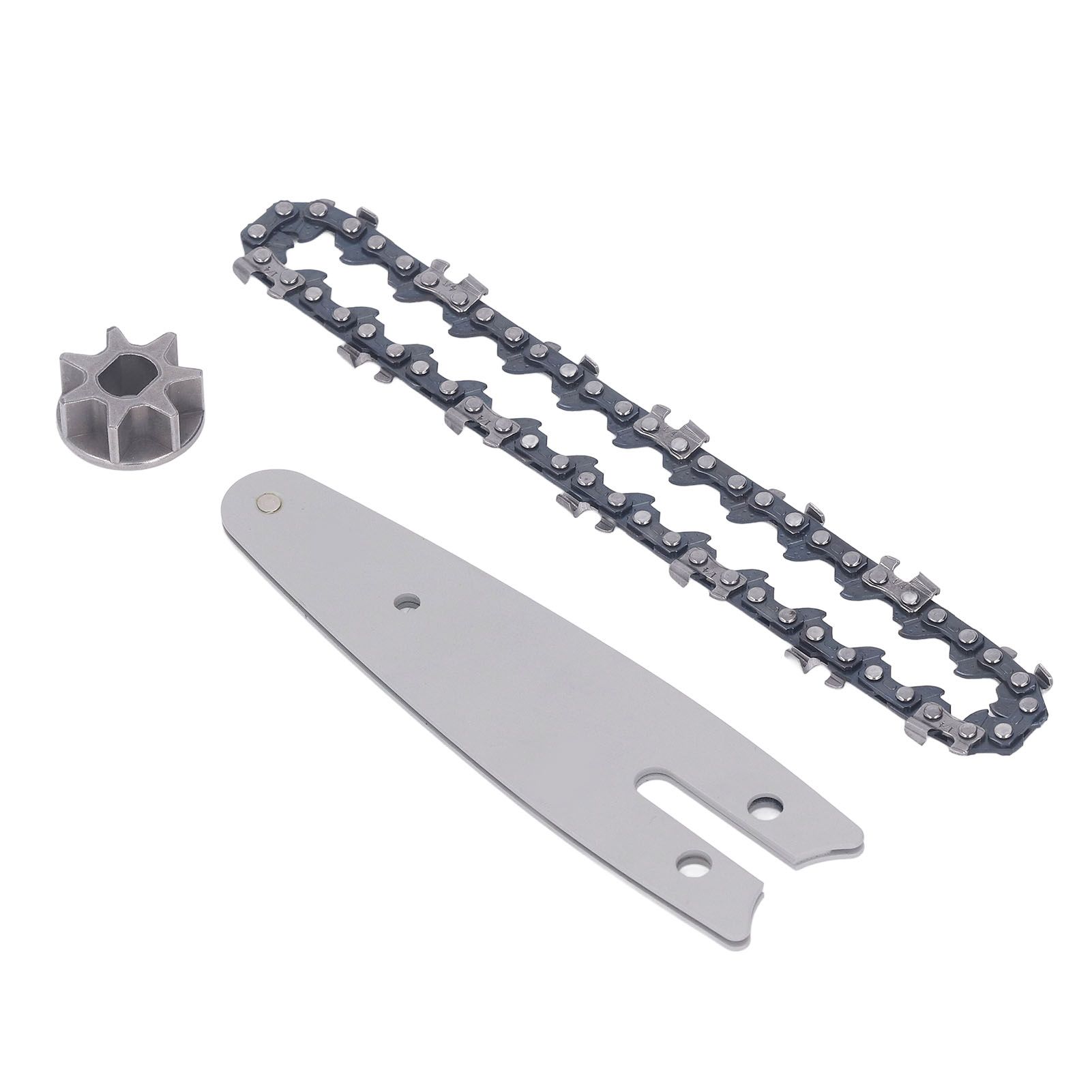 129mm Chainsaw Guide Plate Chain Sprocket Set Steel 4 Inch Mini Handheld Electric Pruning Saw - Image 7