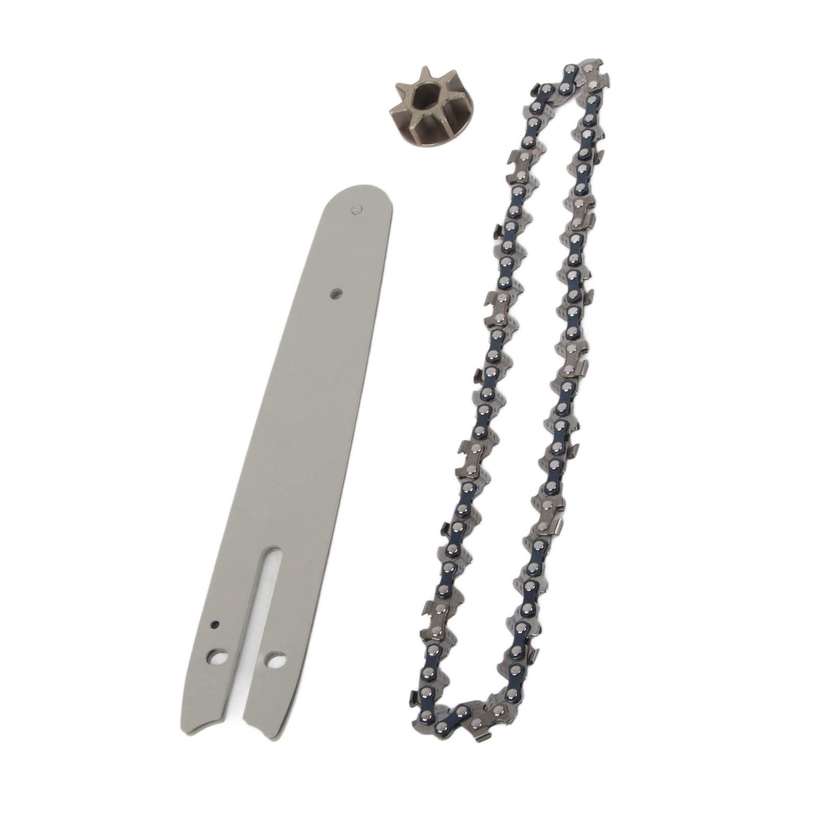 Chainsaw Chain Set Steel Sprocket 186mm Guide Plate 230mm Chain 6in Saw Replacement Accessories for Mini Electric Chainsaw - Image 2