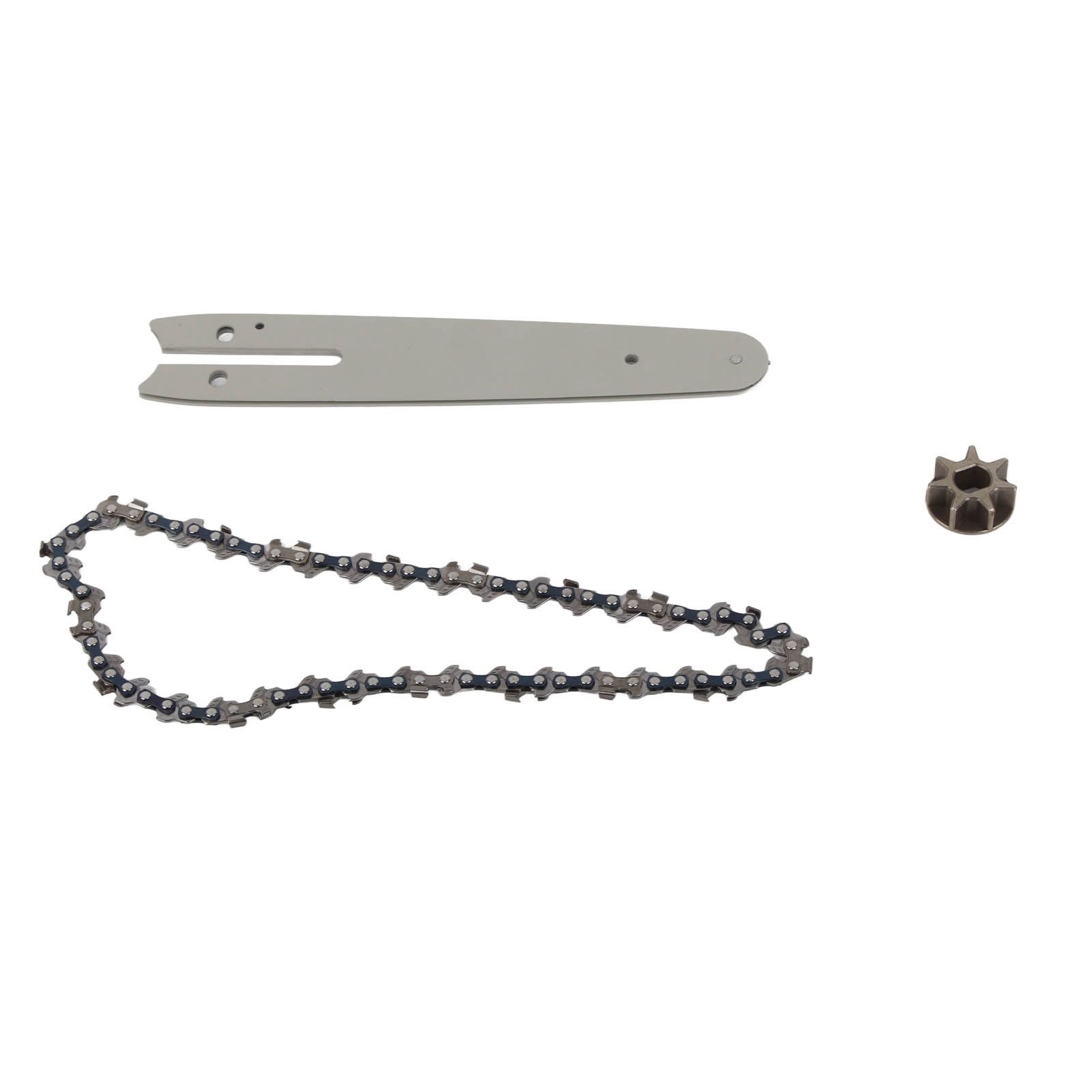 Chainsaw Chain Set Steel Sprocket 186mm Guide Plate 230mm Chain 6in Saw Replacement Accessories for Mini Electric Chainsaw - Image 4
