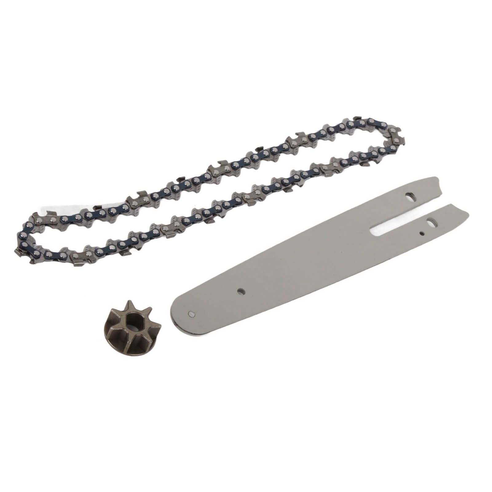 Chainsaw Chain Set Steel Sprocket 186mm Guide Plate 230mm Chain 6in Saw Replacement Accessories for Mini Electric Chainsaw - Image 5