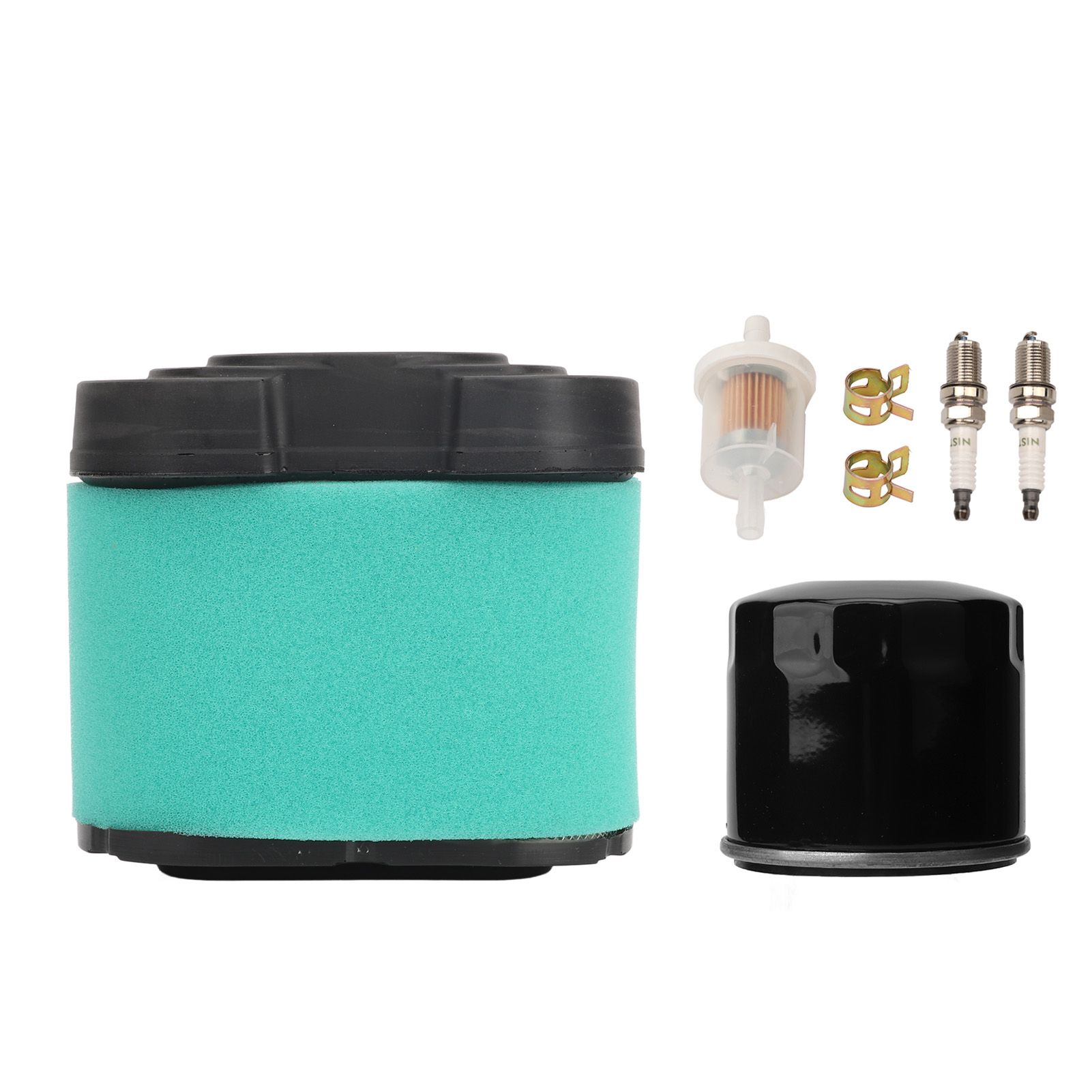 Air Filter Repair Kit Iron Rubber Spark Plug Fuel Filter Buckle Trimmer Accessories for Craftsman YT4000 Lawn Mower 792105 - Image 1