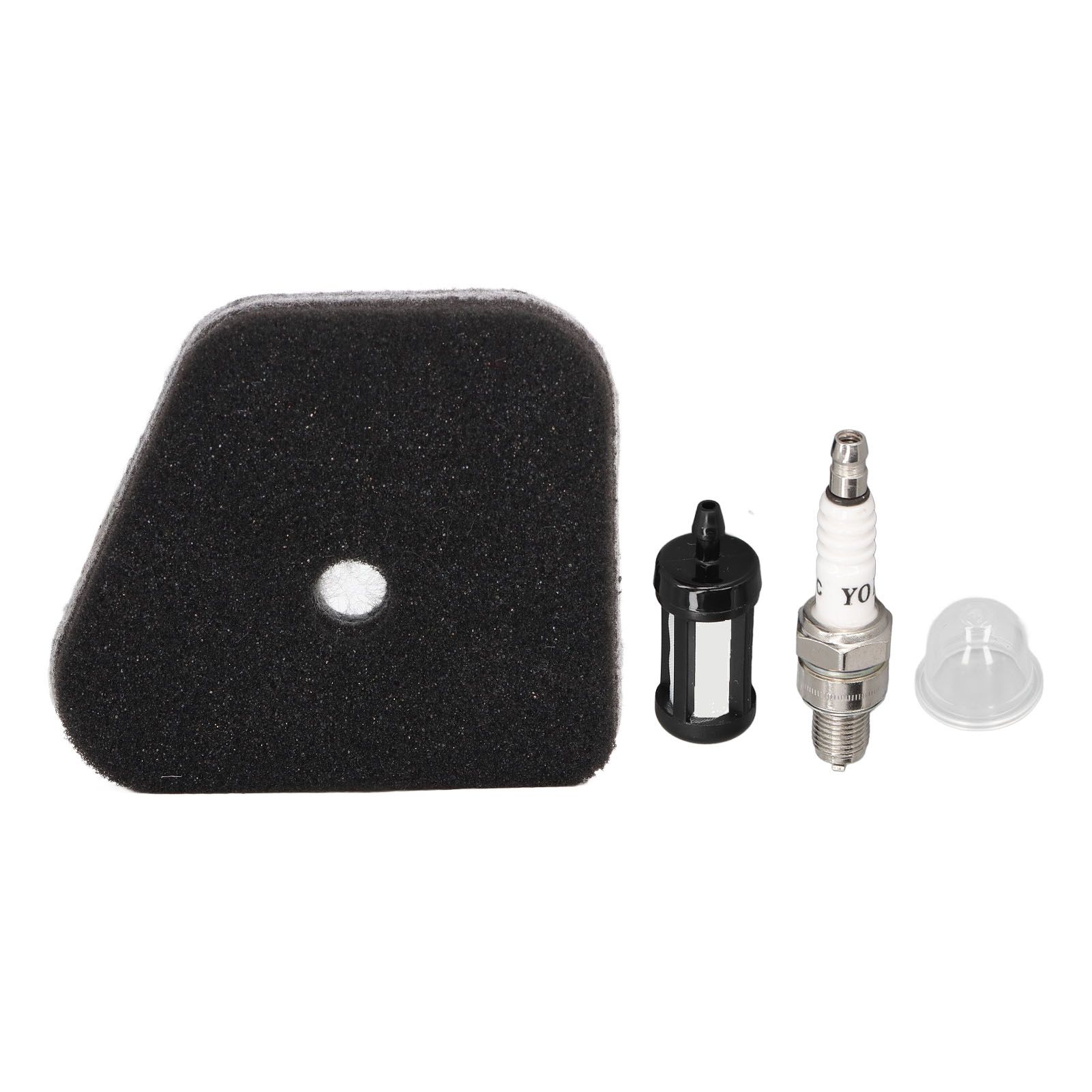 Air Filter Repair Kit Ceramic Cotton Spark Plug Fuel Filter Cap for STIHL KM130R String Trimmer - Image 1