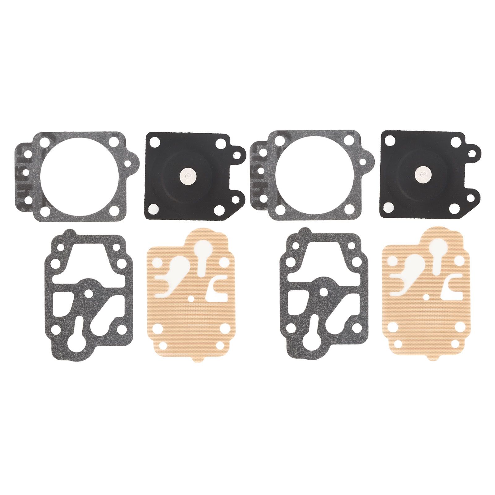 2Set Carburetor Diaphragm Repair Gasket Kits Carburetor Service Kit with Paper Pad and Gasket for Trimmer Lawn Mower - Image 3