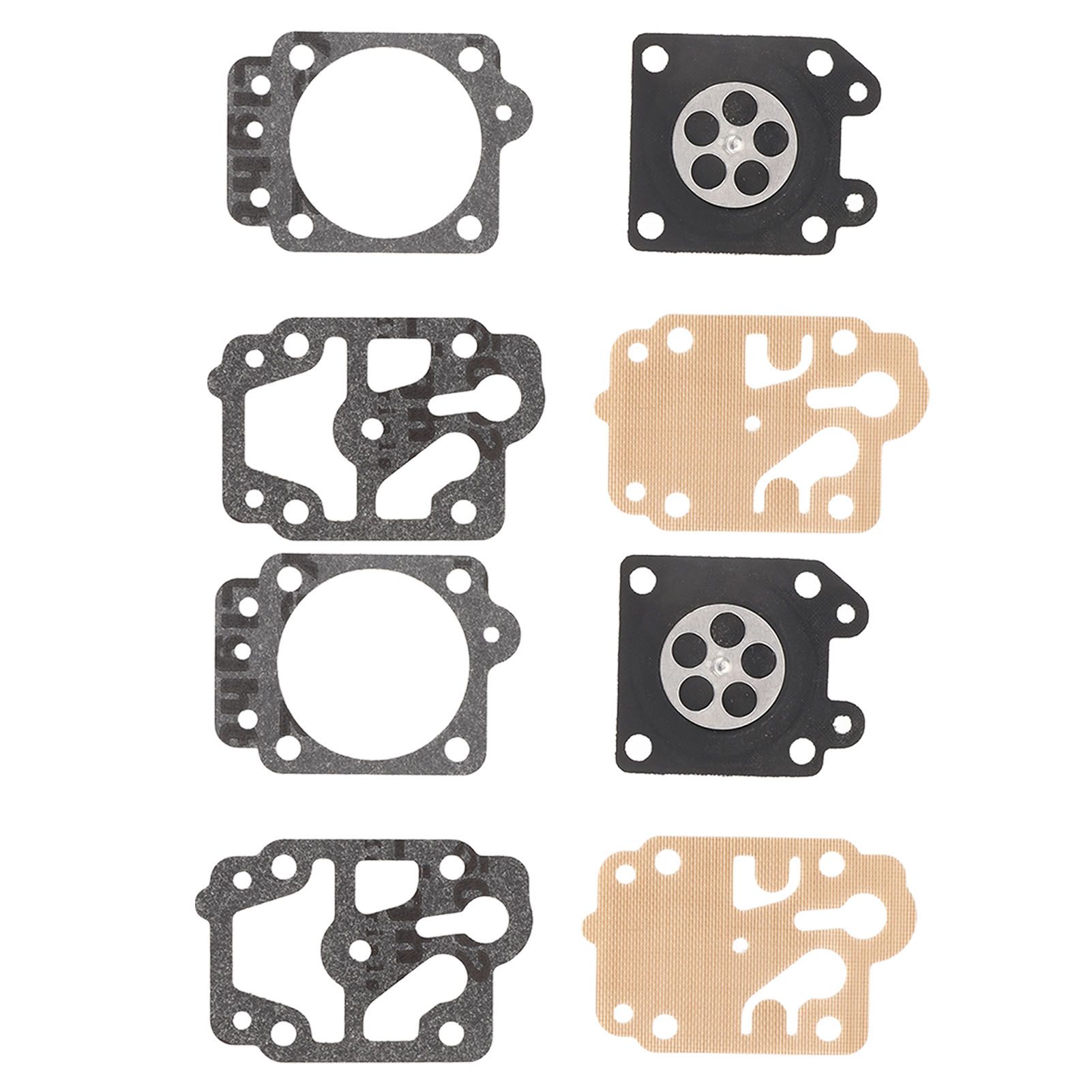 2Set Carburetor Diaphragm Repair Gasket Kits Carburetor Service Kit with Paper Pad and Gasket for Trimmer Lawn Mower - Image 4