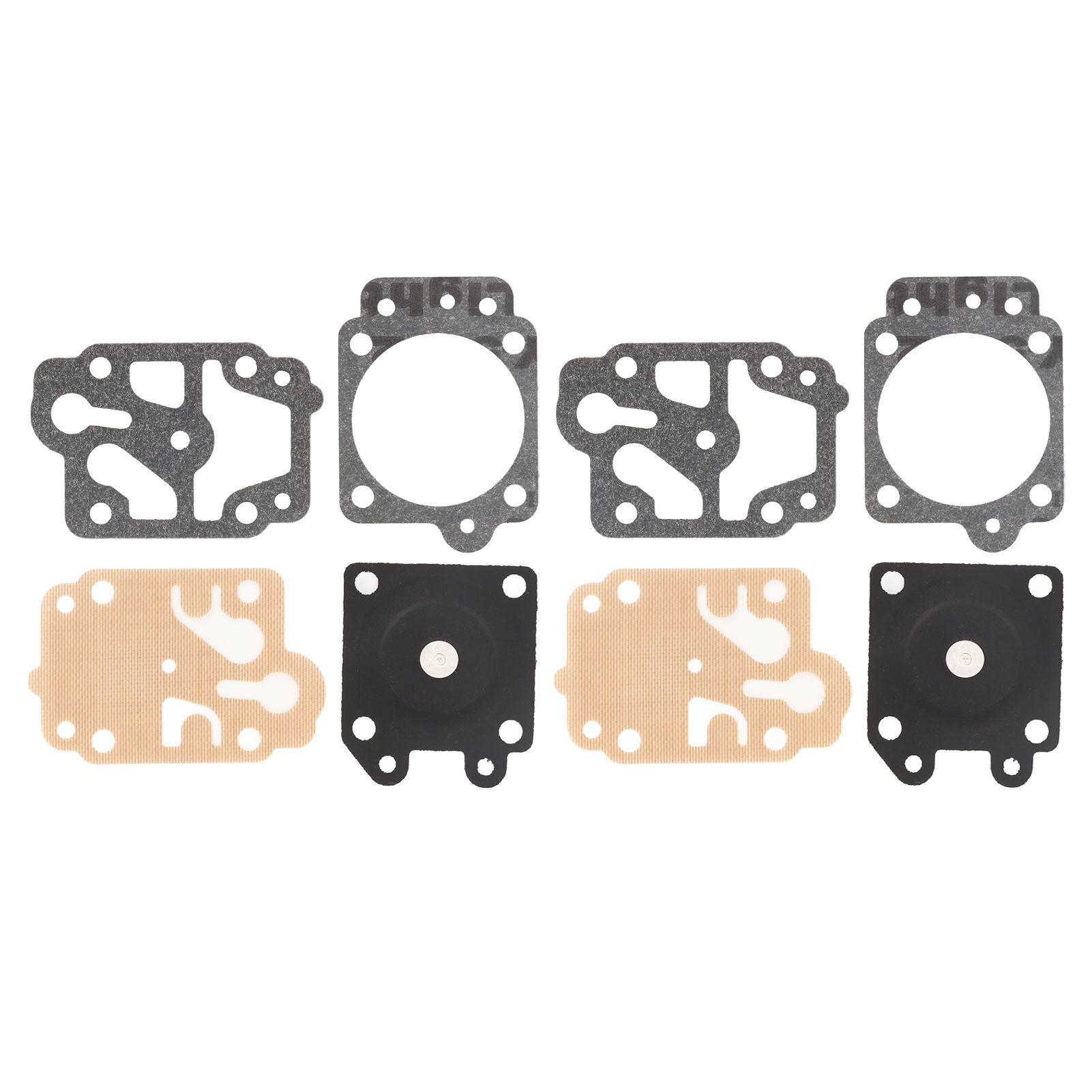 2Set Carburetor Diaphragm Repair Gasket Kits Carburetor Service Kit with Paper Pad and Gasket for Trimmer Lawn Mower - Image 5