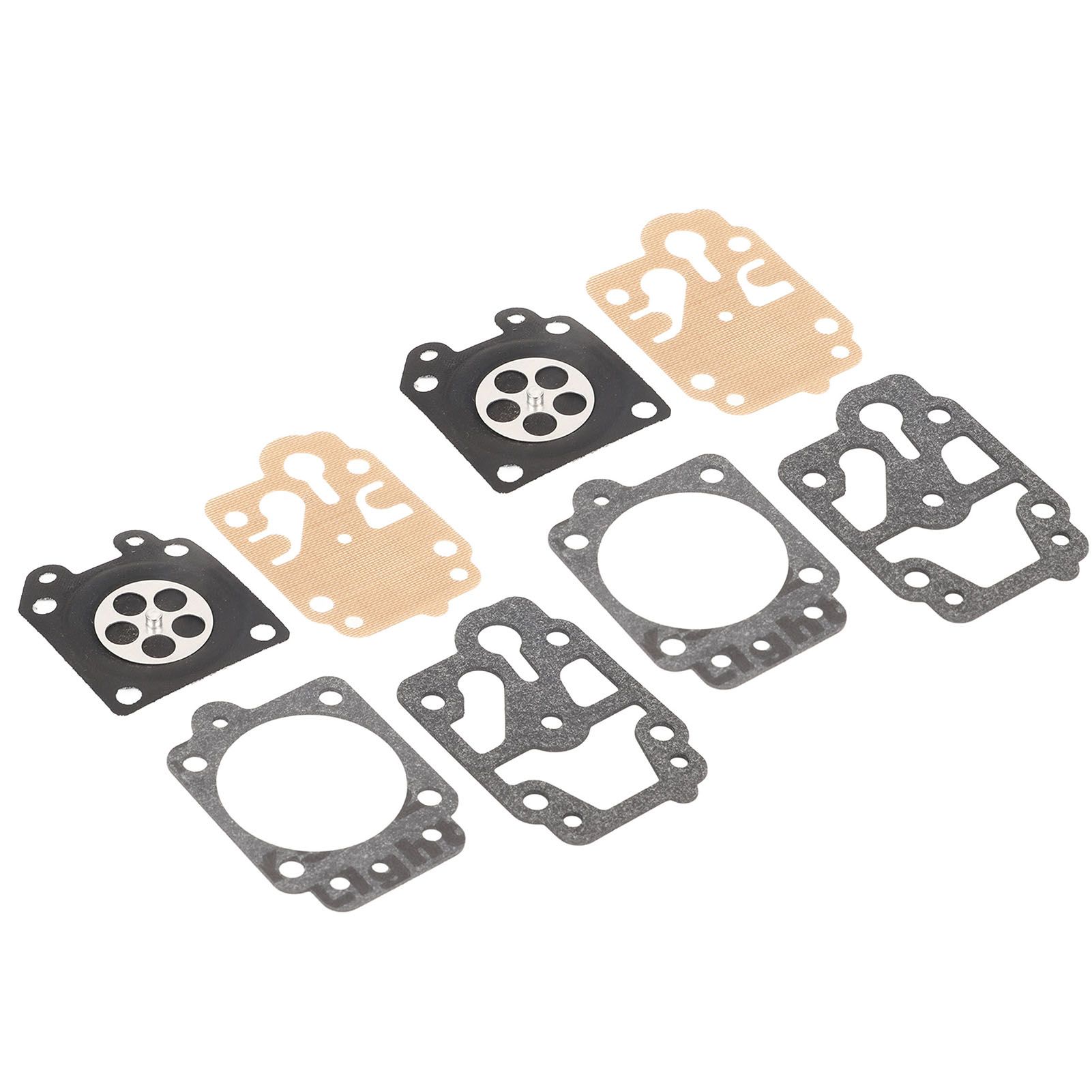 2Set Carburetor Diaphragm Repair Gasket Kits Carburetor Service Kit with Paper Pad and Gasket for Trimmer Lawn Mower - Image 6
