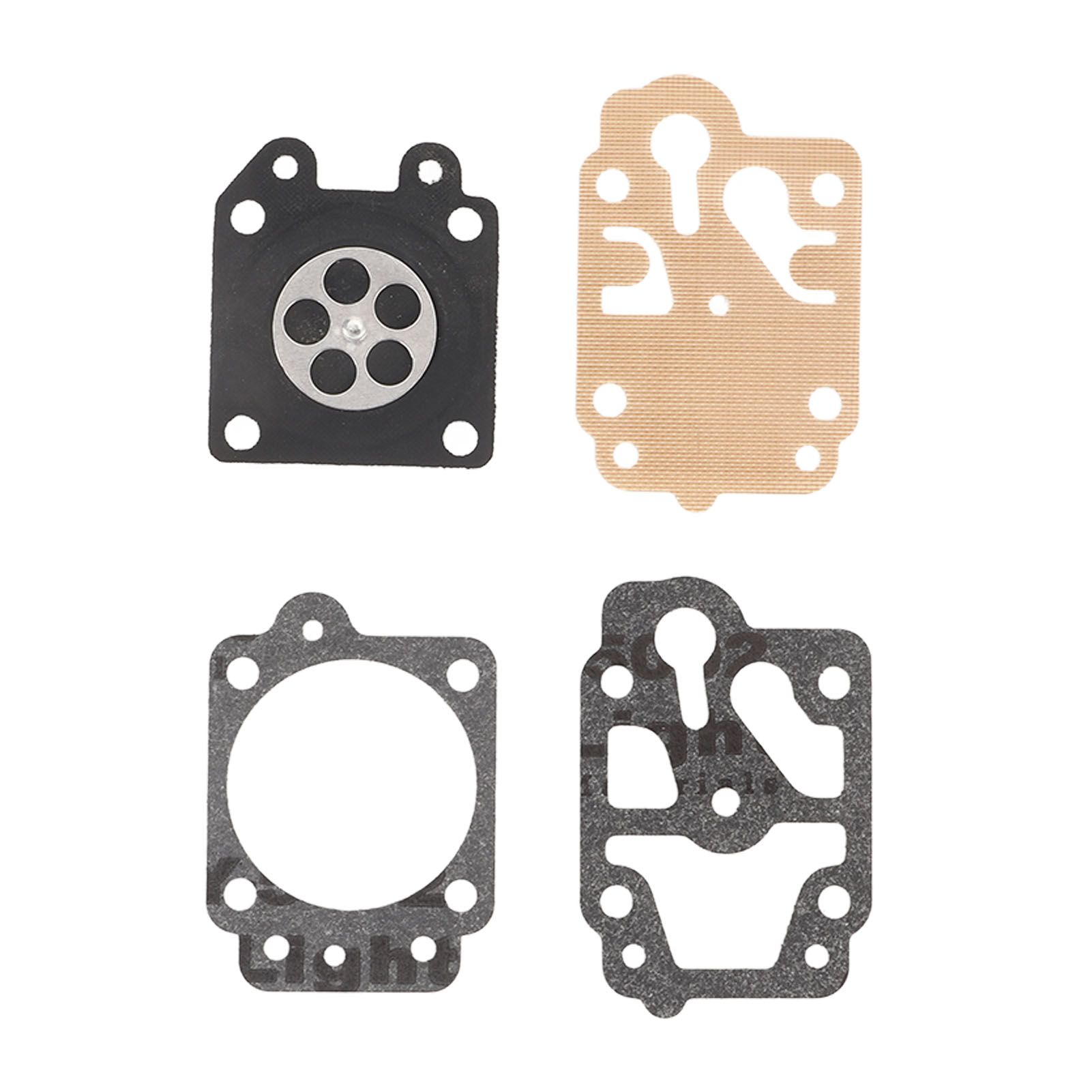 2Set Carburetor Diaphragm Repair Gasket Kits Carburetor Service Kit with Paper Pad and Gasket for Trimmer Lawn Mower - Image 7