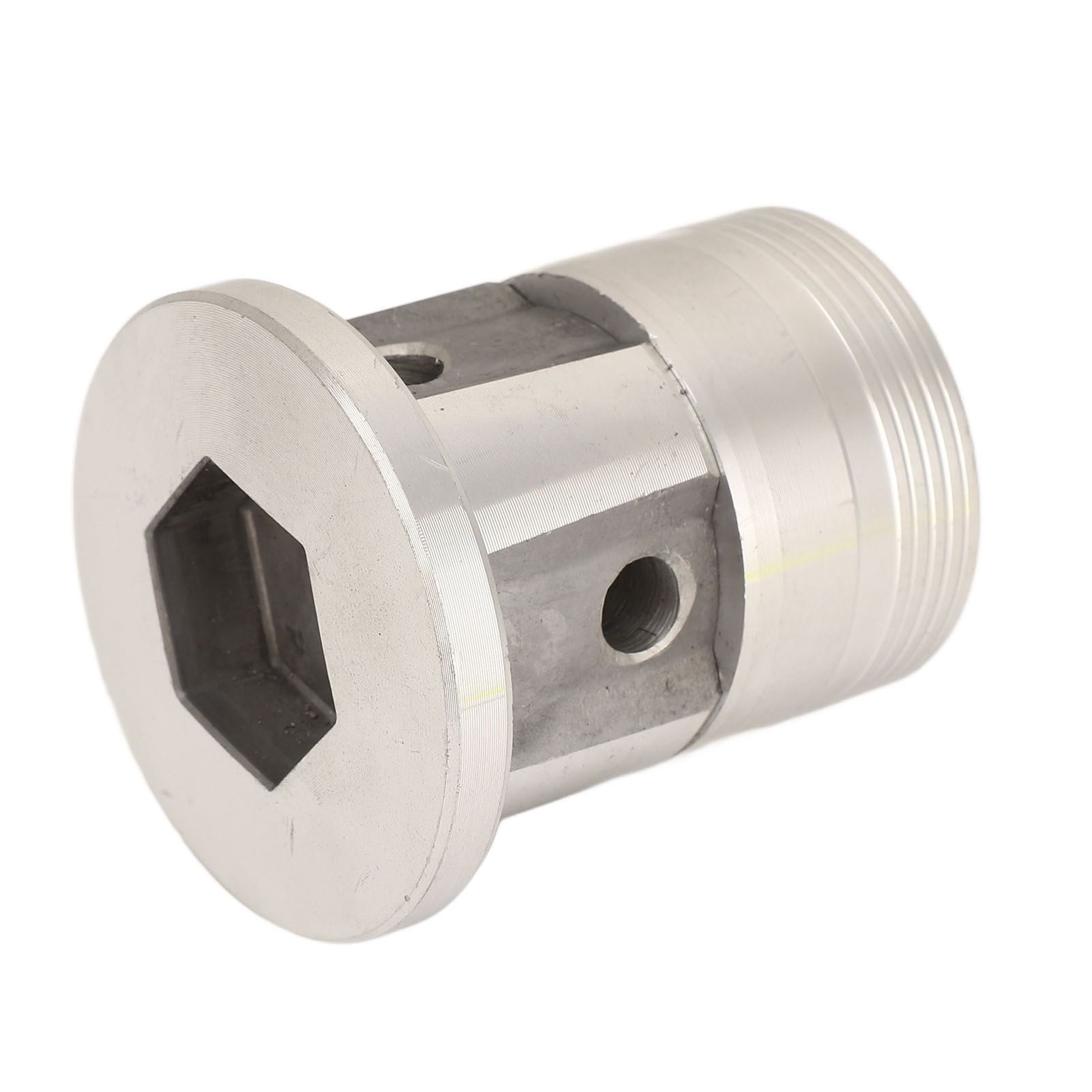Aluminum Trimmer Head Replacement Universal Cylinder Type Lawnmower Weeding Head for Farming Gardening - Image 3