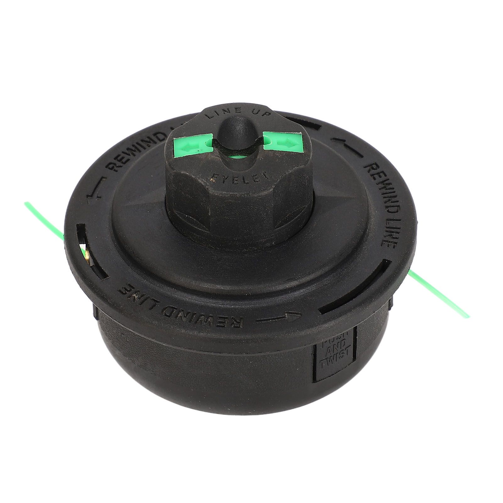 Internal Thread 7mm Green String Trimmer Head Replacement Lawnmower Weeding Head for Farming Gardening - Image 1
