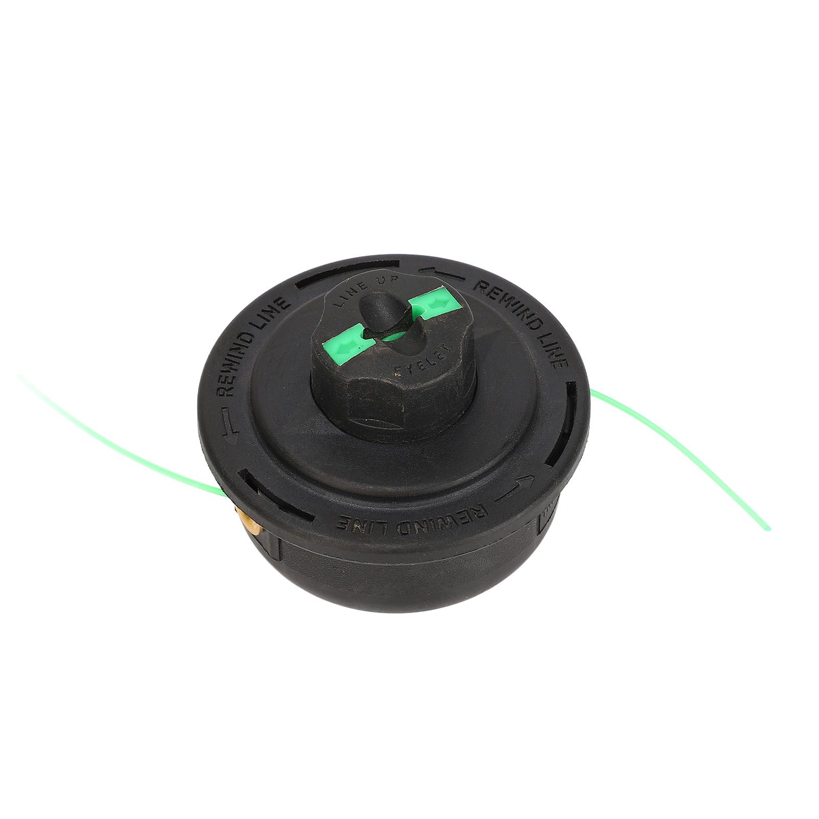 Internal Thread 7mm Green String Trimmer Head Replacement Lawnmower Weeding Head for Farming Gardening - Image 2