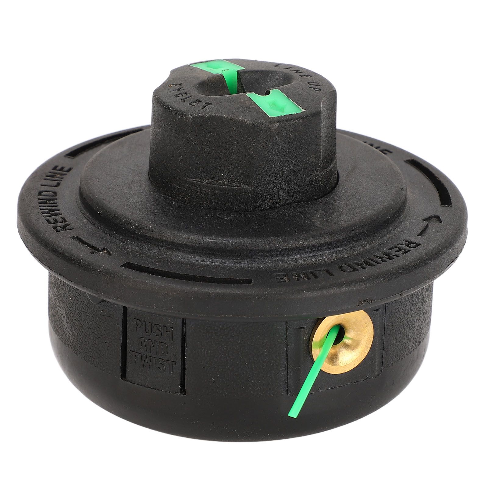 Internal Thread 7mm Green String Trimmer Head Replacement Lawnmower Weeding Head for Farming Gardening - Image 4