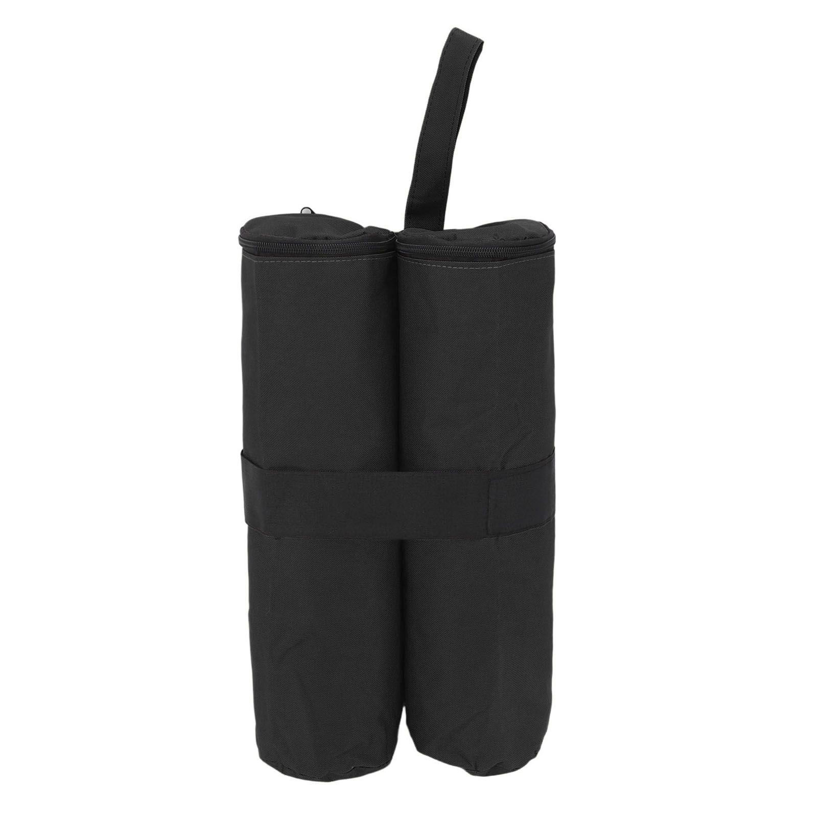 Tent Sand Bag Hook and Loop Design Tent Weight Bag Fixed Sandbags for Outdoor Tents Canopies Sun Umbrellas Black - Image 1