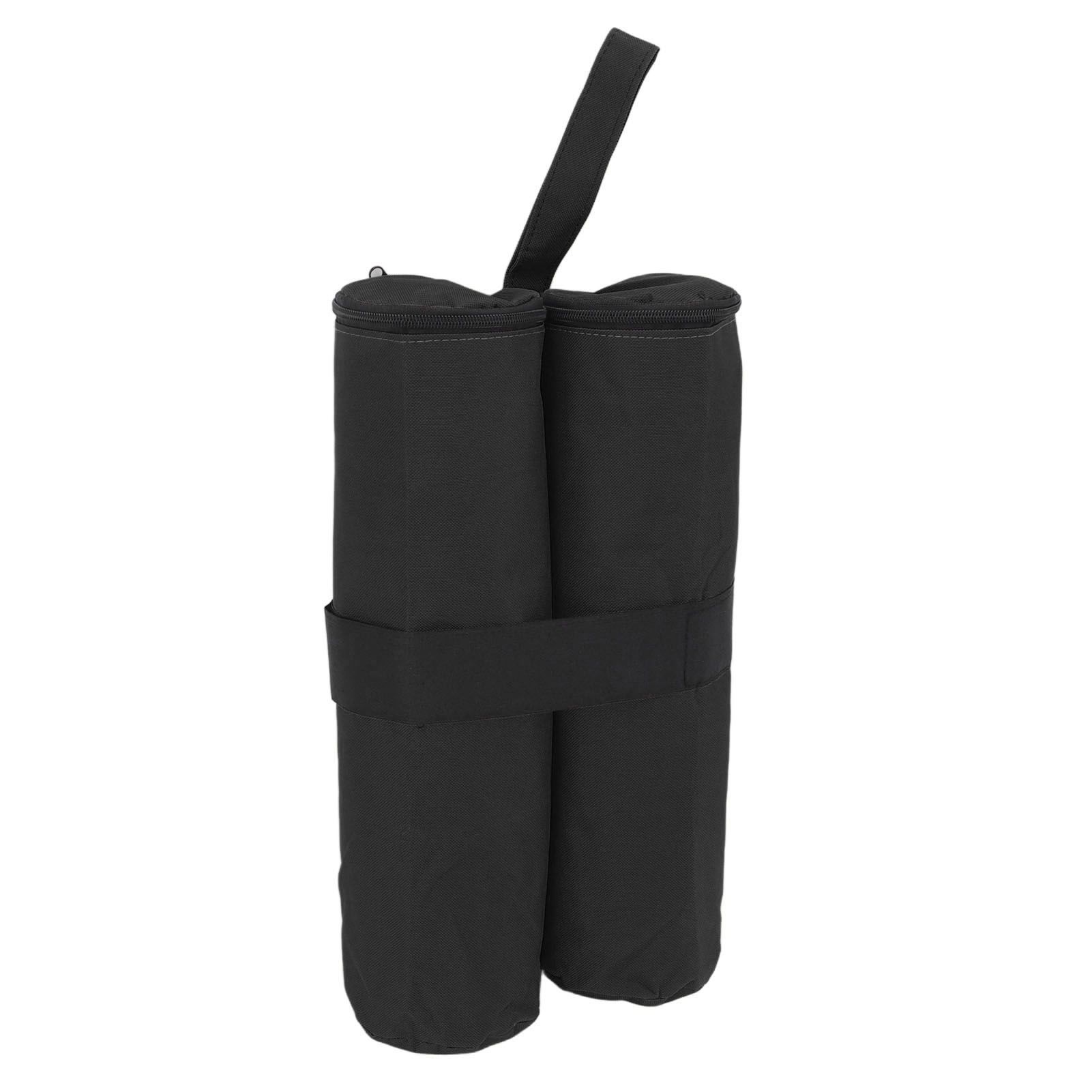 Tent Sand Bag Hook and Loop Design Tent Weight Bag Fixed Sandbags for Outdoor Tents Canopies Sun Umbrellas Black - Image 2