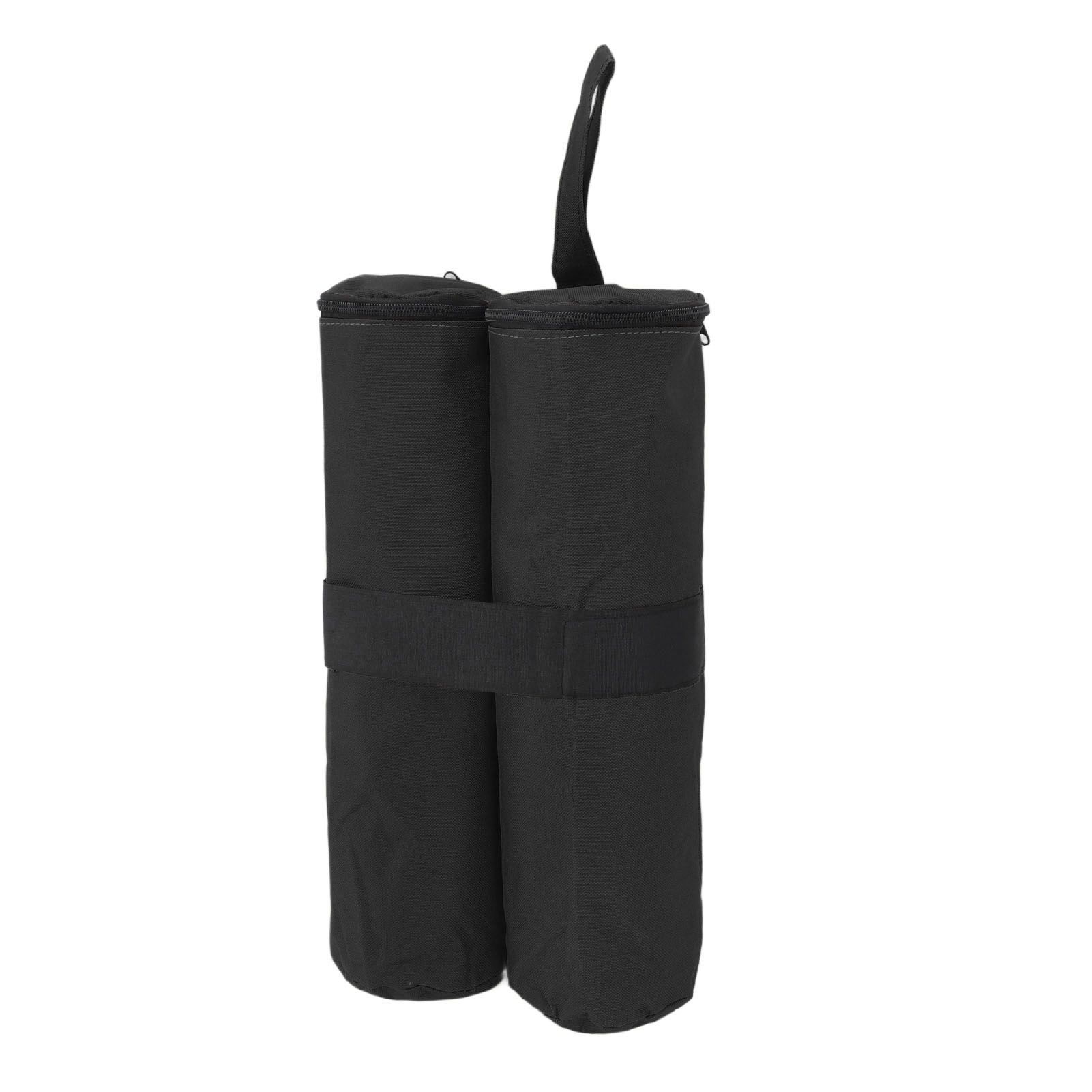 Tent Sand Bag Hook and Loop Design Tent Weight Bag Fixed Sandbags for Outdoor Tents Canopies Sun Umbrellas Black - Image 3