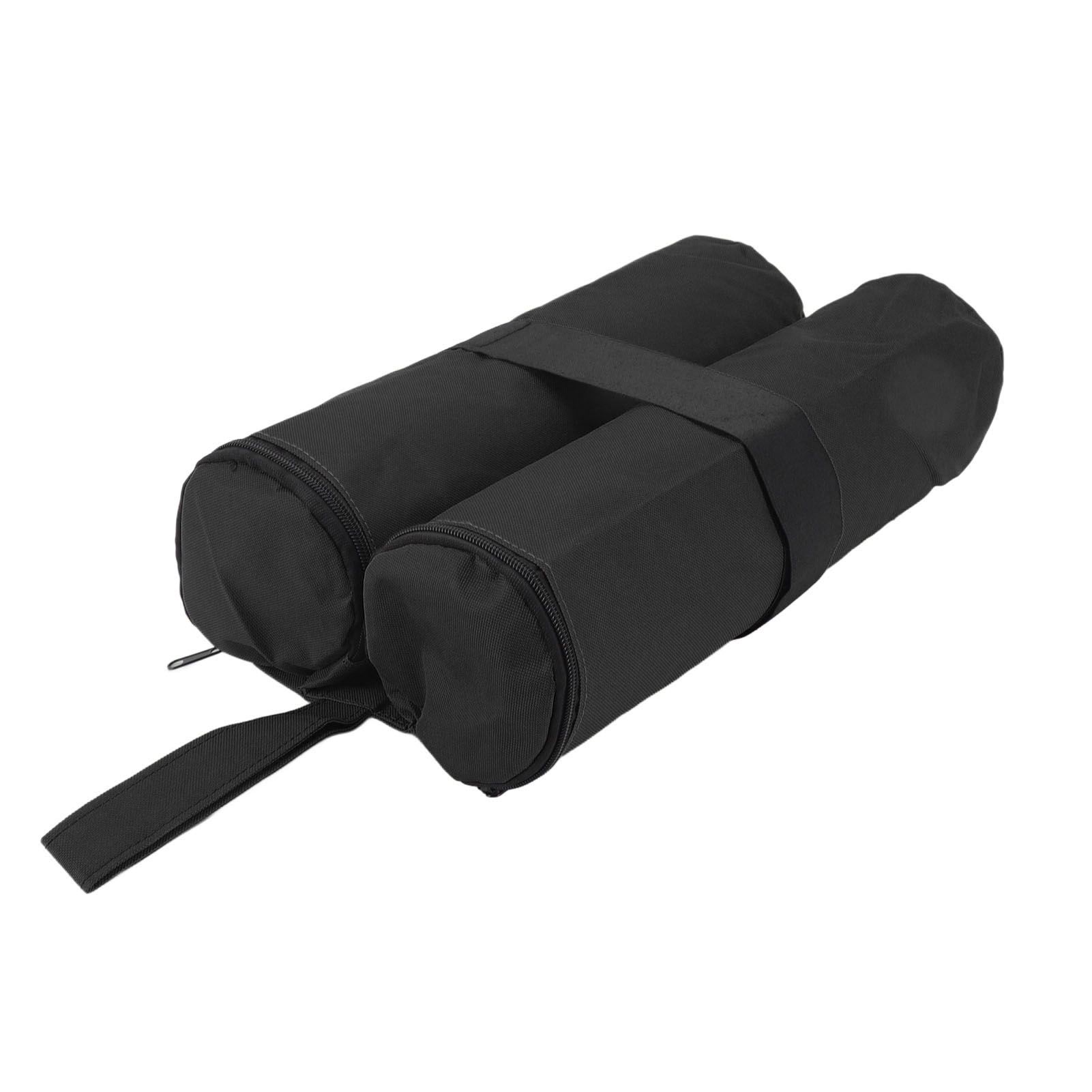 Tent Sand Bag Hook and Loop Design Tent Weight Bag Fixed Sandbags for Outdoor Tents Canopies Sun Umbrellas Black - Image 4
