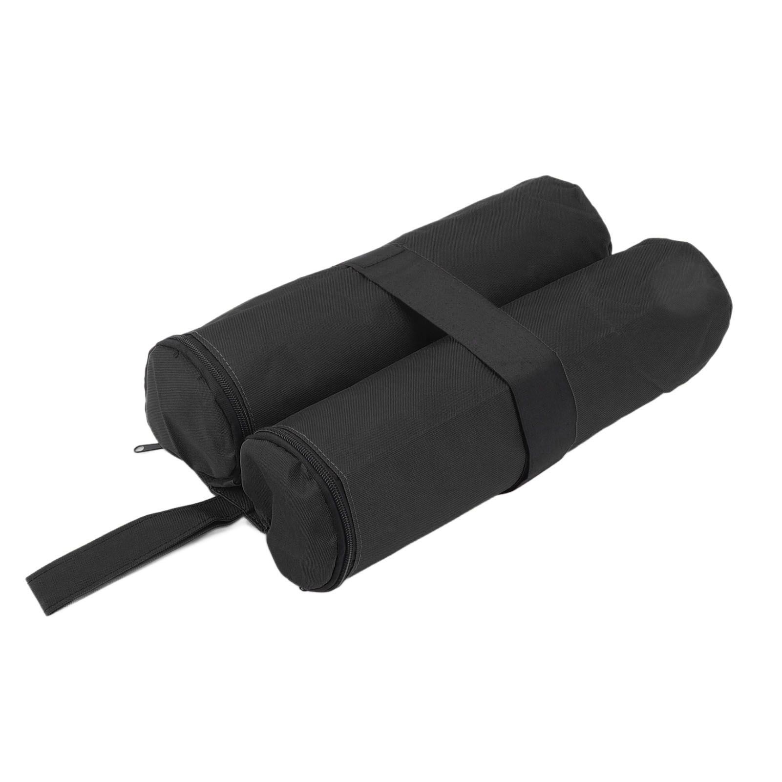 Tent Sand Bag Hook and Loop Design Tent Weight Bag Fixed Sandbags for Outdoor Tents Canopies Sun Umbrellas Black - Image 6