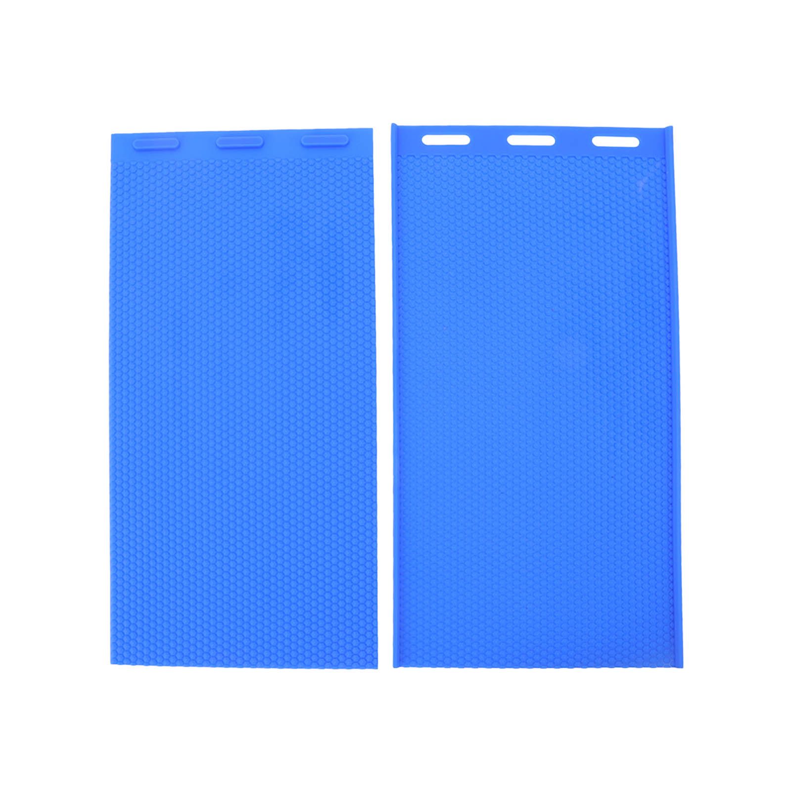 2Pcs Silicone Beeswax Sheet DIY Mold Soft Press Sheet Mould Tools Beeswax Embosser Machine for Beekeeping - Image 1