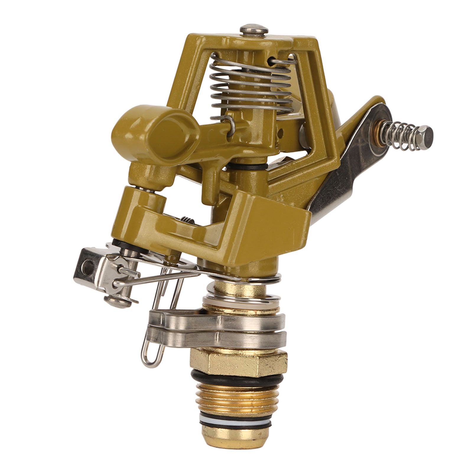G1/2 Male Thread Watering Sprinkler Head 360 Degree Automatic Rotation 15m Range for Lawn Patio Garden Irrigation - Image 1