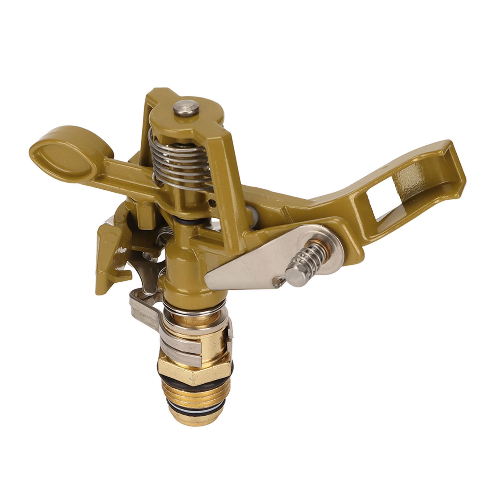 G1/2 Male Thread Watering Sprinkler Head 360 Degree Automatic Rotation 15m Range for Lawn Patio Garden Irrigation - Image 2