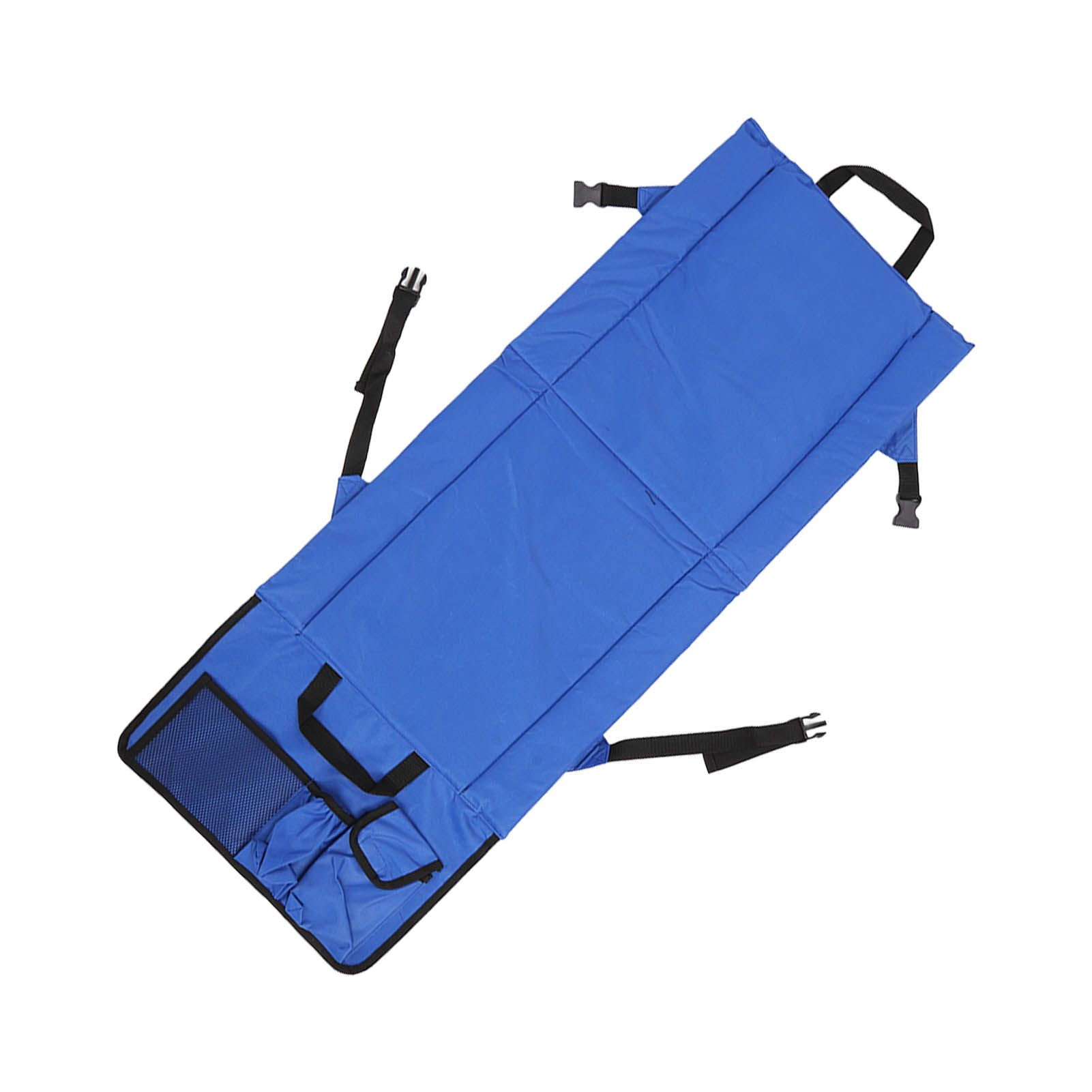 Folding Stadium Chair Adjustable Angle 600D Oxford Cloth Portable Bleacher Cushions with Pocket for Sandbeach Picnic BBQ Blue - Image 8