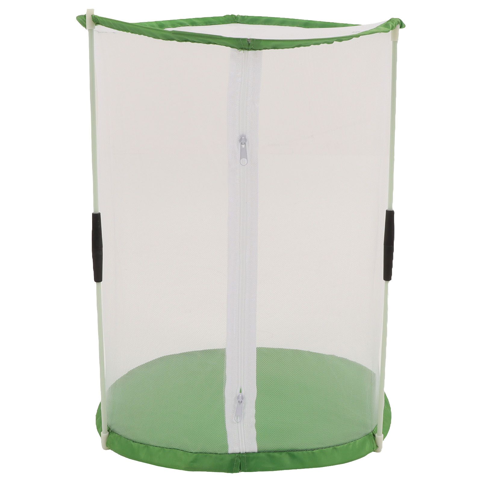 Cylindrical Butterfly and Insect Observation Cage Transparent Mesh Habitat Cage for Ornamental Plants - Image 1