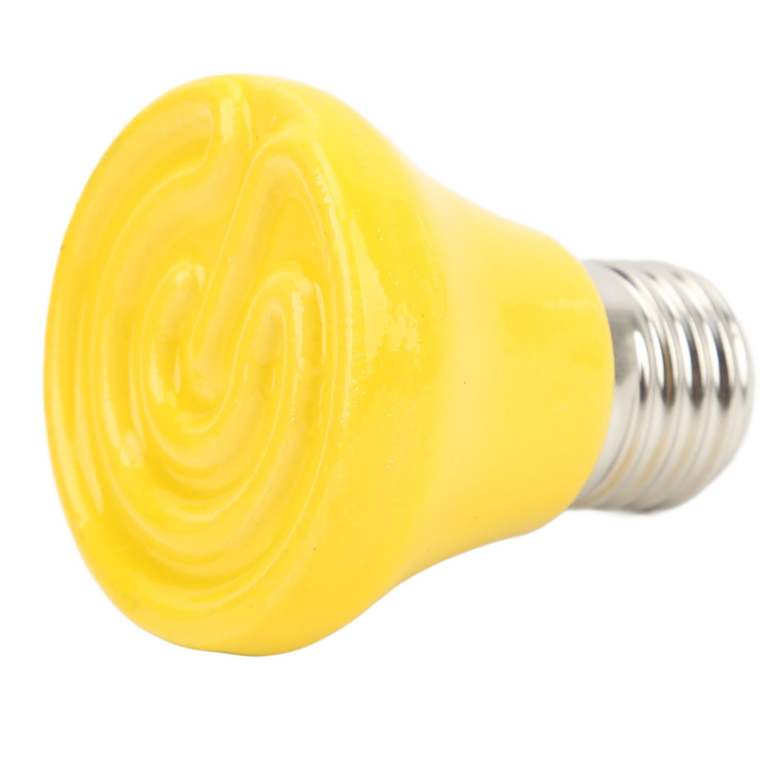 Ceramic Reptile Heat Lamp Bulb Mini Infrared Heat Ceramic Amphibian Heating Lamp for Lizards Reptiles 220V‑240V 25W Yellow - Image 6