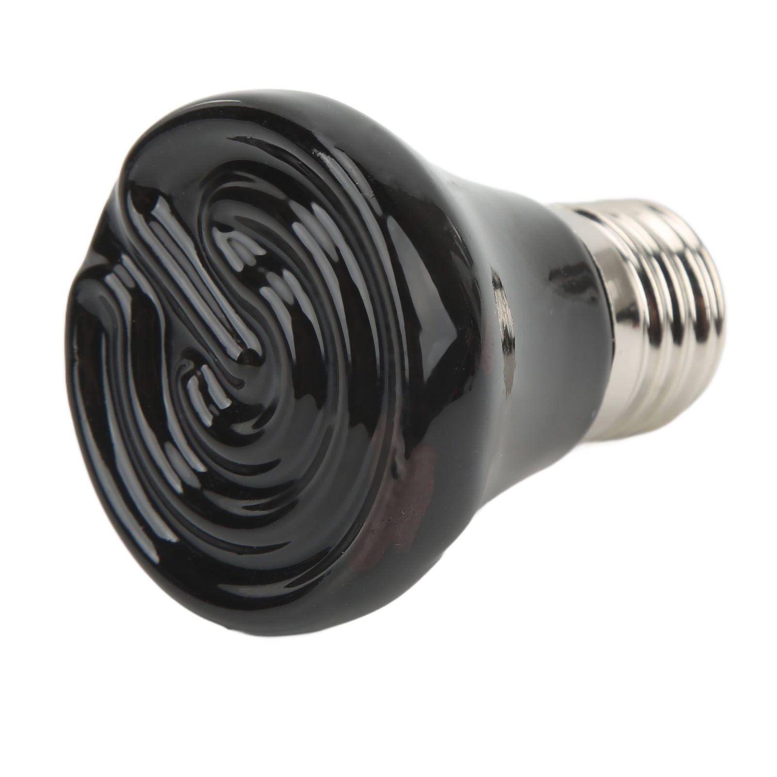 Ceramic Reptile Heat Lamp Bulb Mini Infrared Heat Ceramic Amphibian Heating Lamp for Lizards Reptiles 220V‑240V 25W Black - Image 5