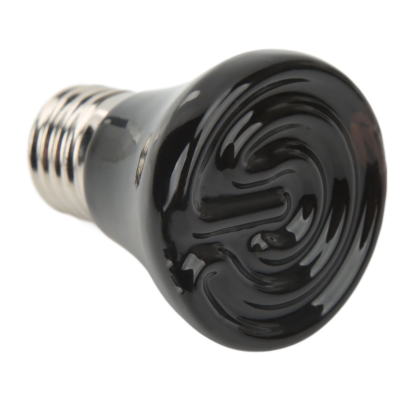 Ceramic Reptile Heat Lamp Bulb Mini Infrared Heat Ceramic Amphibian Heating Lamp for Lizards Reptiles 220V‑240V 25W Black - Image 6