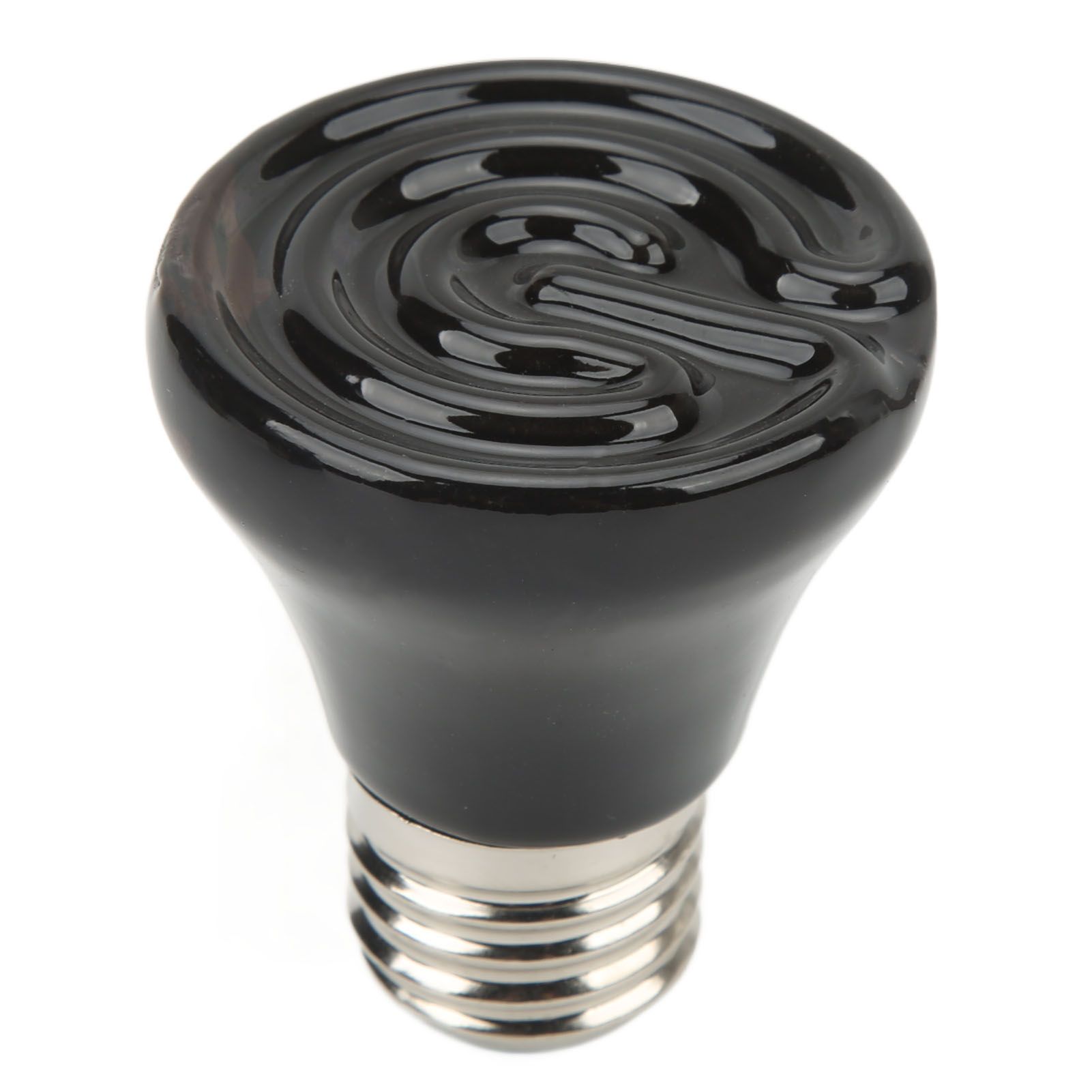 Ceramic Reptile Heat Lamp Bulb Mini Infrared Heat Ceramic Amphibian Heating Lamp for Lizards Reptiles 220V‑240V 75W Black - Image 7