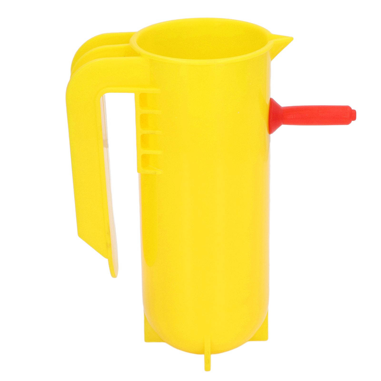 Lamb Milk Feeder Bottle 800ML Scale Accurate Quantitative Small Animal Calf Goat Pacifier Feeder Milk Bottle with Hand Grip Yellow - Image 5