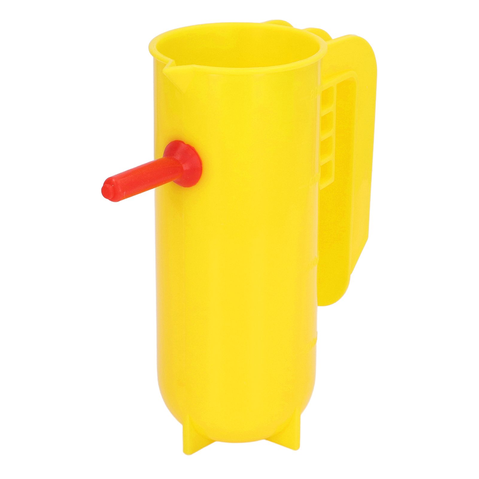 Lamb Milk Feeder Bottle 800ML Scale Accurate Quantitative Small Animal Calf Goat Pacifier Feeder Milk Bottle with Hand Grip Yellow - Image 6