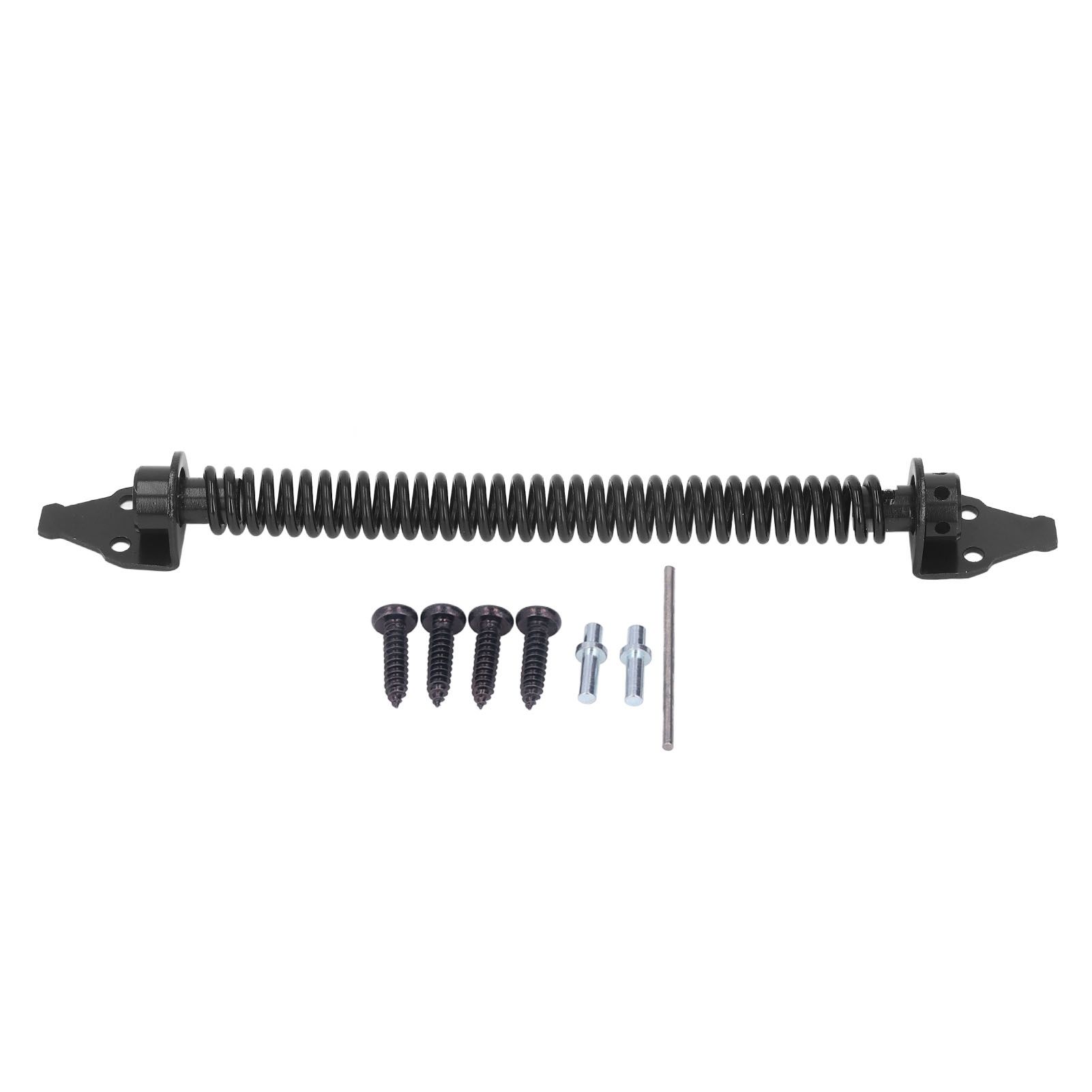 Self Closing Gate Door Spring Carbon Steel Electrophoresis Black Finish for Outdoor Villa Yard Fence - Image 2