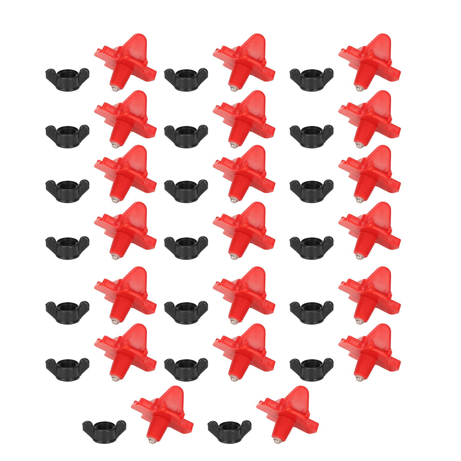 20PCS G1/8 Male Thread Chicken Drinking Nipples Automatic Waterer Equipment with Black Srews for Poultry Feeding - Image 2